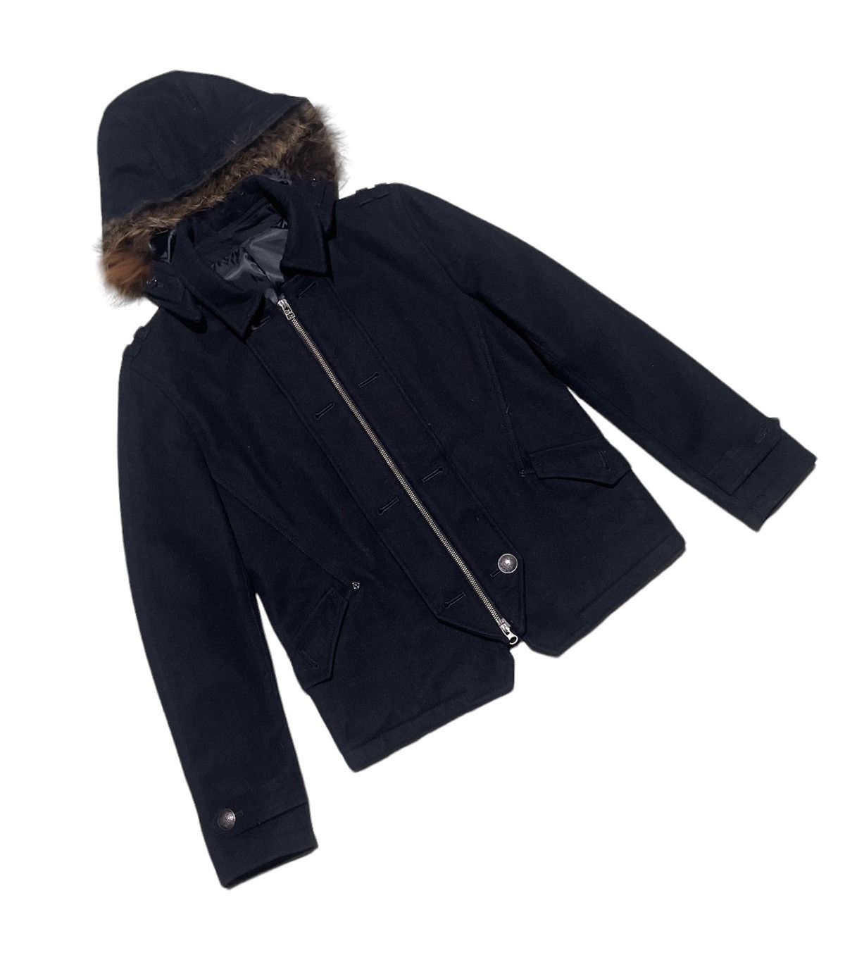 PPFM Vintage PPFM Hooded Jacket Fur Lined Hood, Cozy Outerwear Size US M / EU 48-50 / 2 - 5 Thumbnail