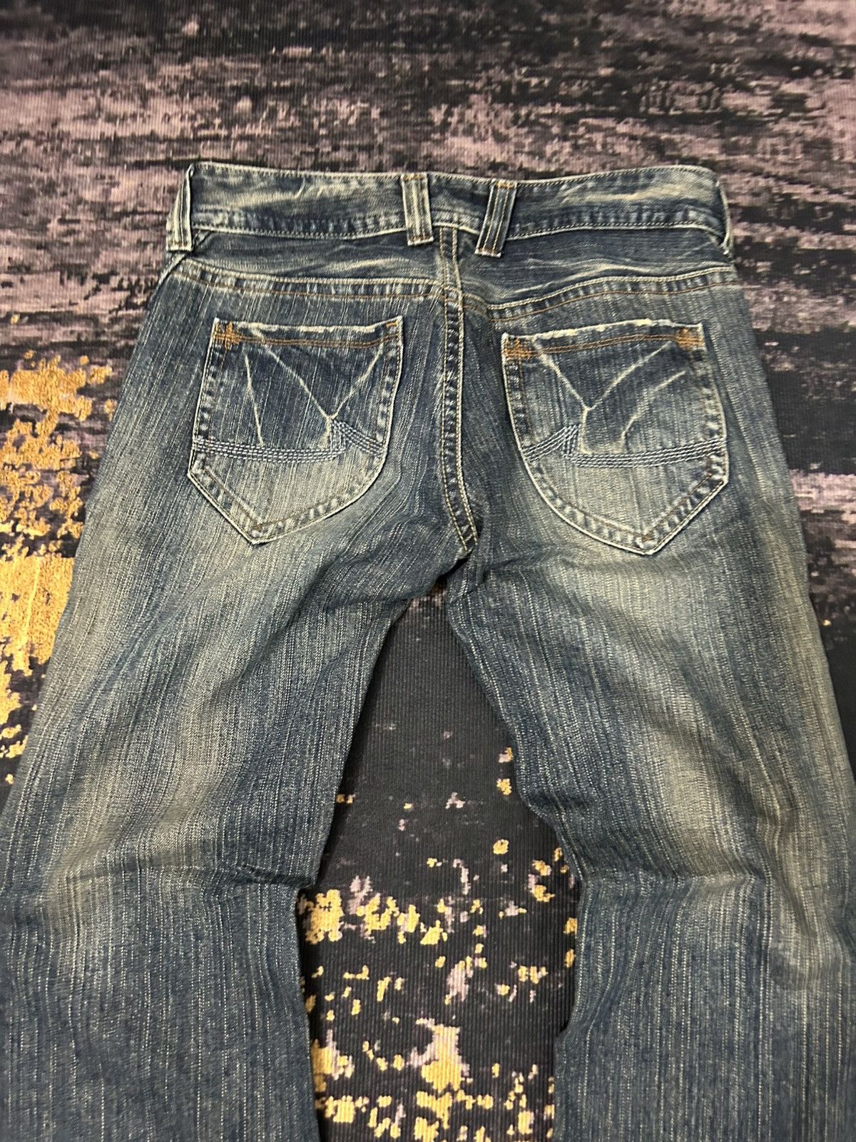 Japanese Brand Vintage Georgia Washed Flare Jeans Size US 30 / EU 46 - 6 Thumbnail
