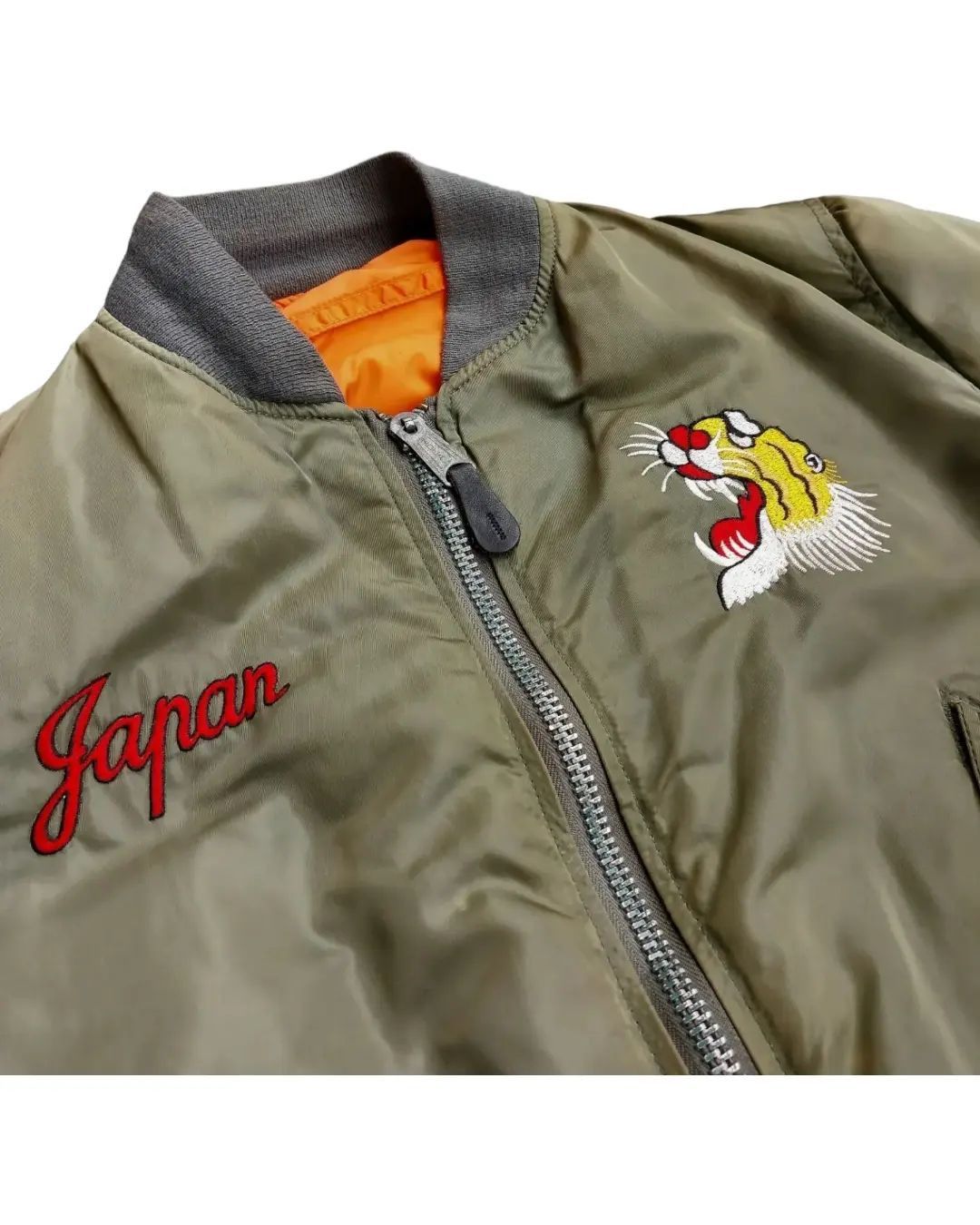 Alpha Industries × Vintage 💥Alpha Industries MA-1 Japan Tiger Bomber Jacket💥 Size US M / EU 48-50 / 2 - 4 Thumbnail