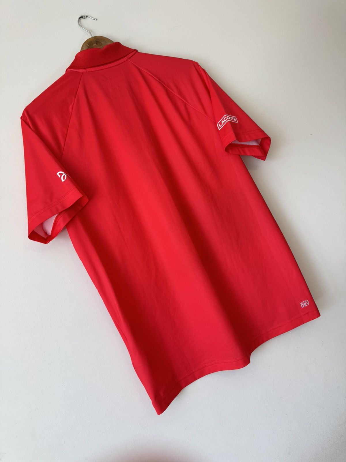 Lacoste Lacoste Sport Novak Djokovic Polo T-shirt Red Jersey Size US M / EU 48-50 / 2 - 7 Thumbnail