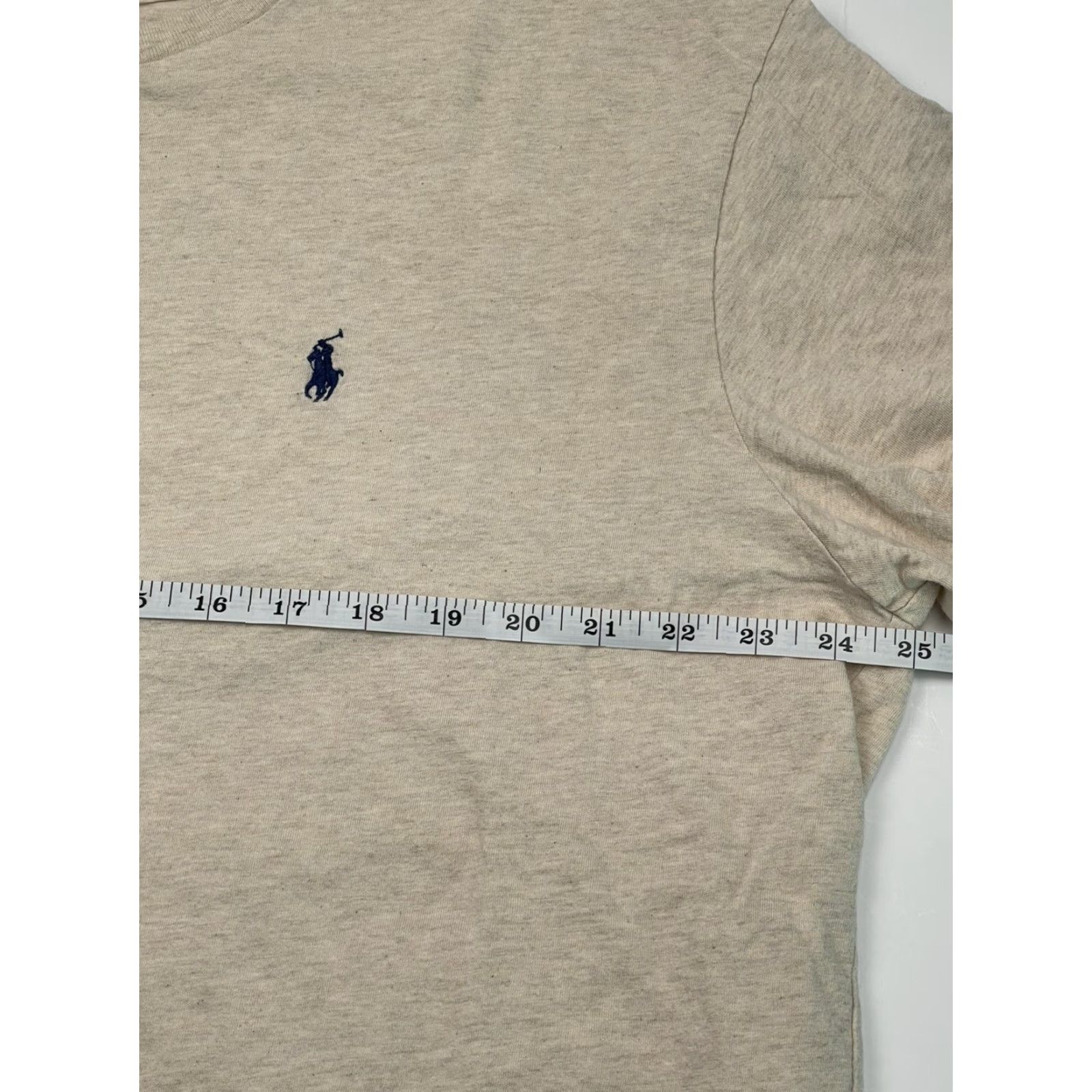 Polo Ralph Lauren VINTAGE Polo Ralph Lauren T-Shirt Polo Chest Pony Logo Crew Neck Short Sleeve 1990s Beige XL Mens Size US XL / EU 56 / 4 - 6 Thumbnail
