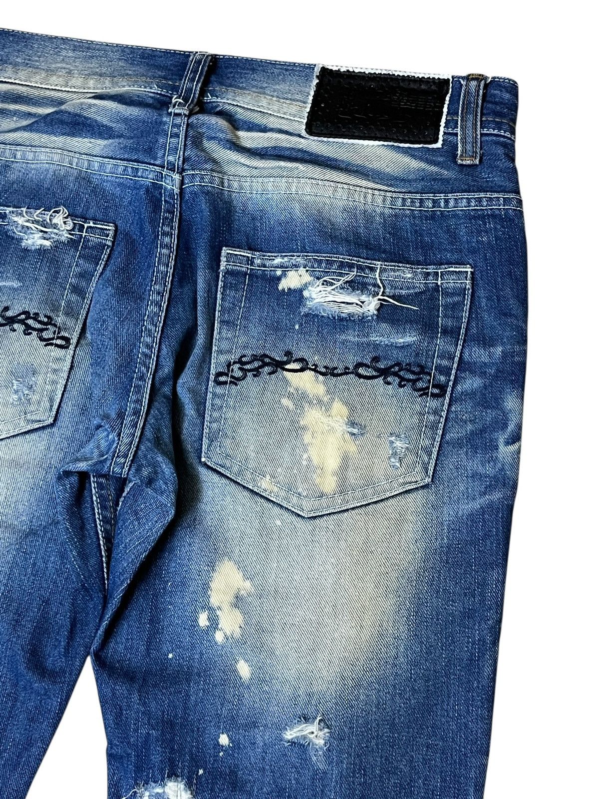 If Six Was Nine Vintage japanese jeans MIDAS 9 distressed flared punk jeans Size US 30 / EU 46 - 8 Thumbnail