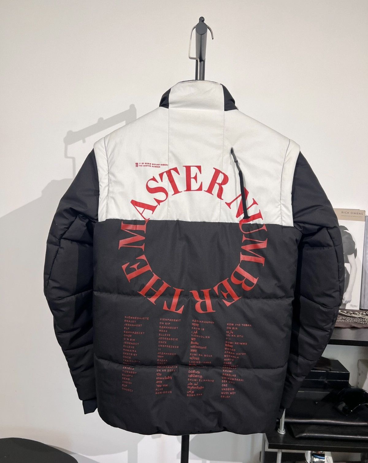 11 By Boris Bidjan Saberi 11ByBBS Graphic Print Puffer Jacket Size US S / EU 44-46 / 1 - 2 Thumbnail