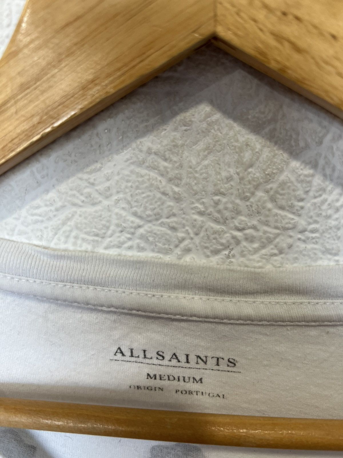 Allsaints Allsaints White Longsleeve Rhythm Requiem Flower Shirt Size US M / EU 48-50 / 2 - 3 Thumbnail
