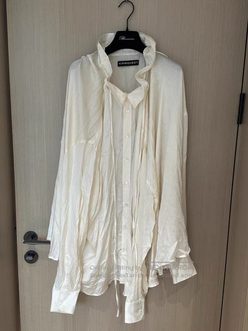 Y/Project Y/Project Size L Multi-sleeve silk shirt Size L / US 10 / IT 46 - 1 Thumbnail