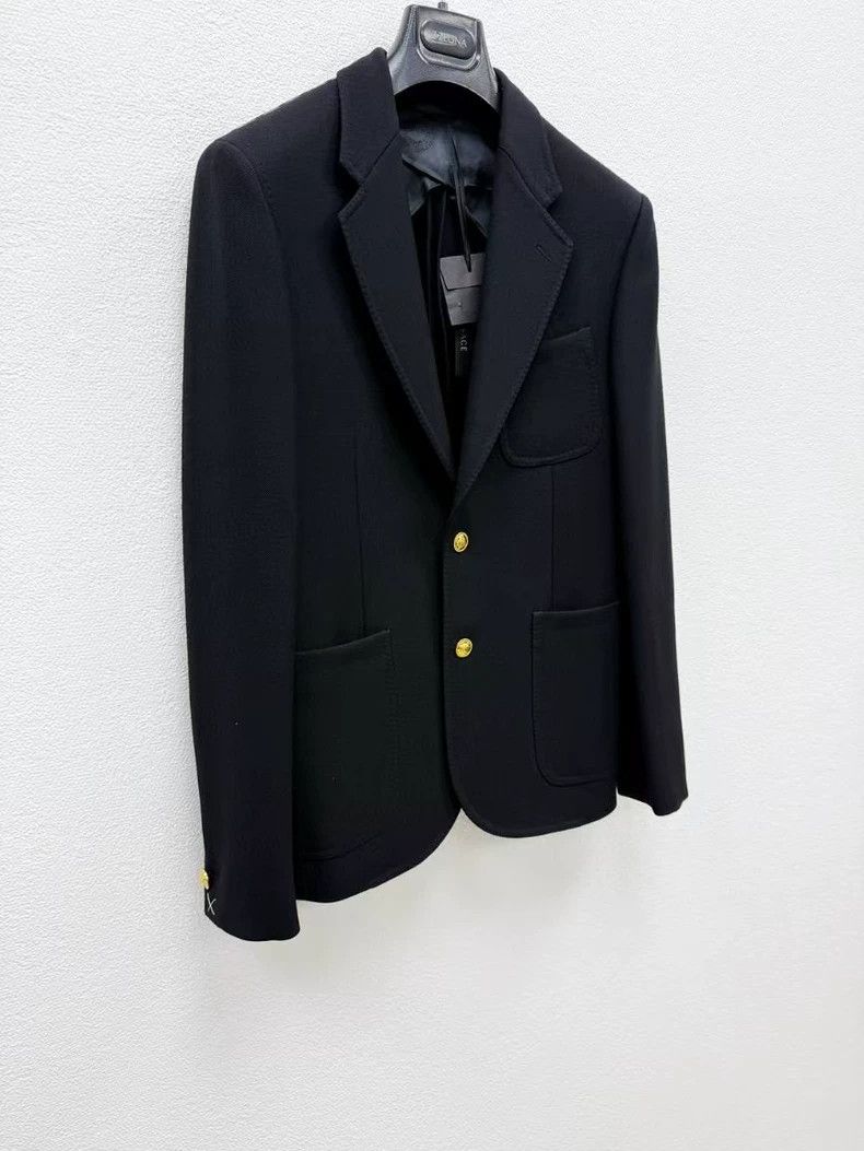Versace Versace Full wool thick blazer Size US M / EU 48-50 / 2 - 2 Thumbnail