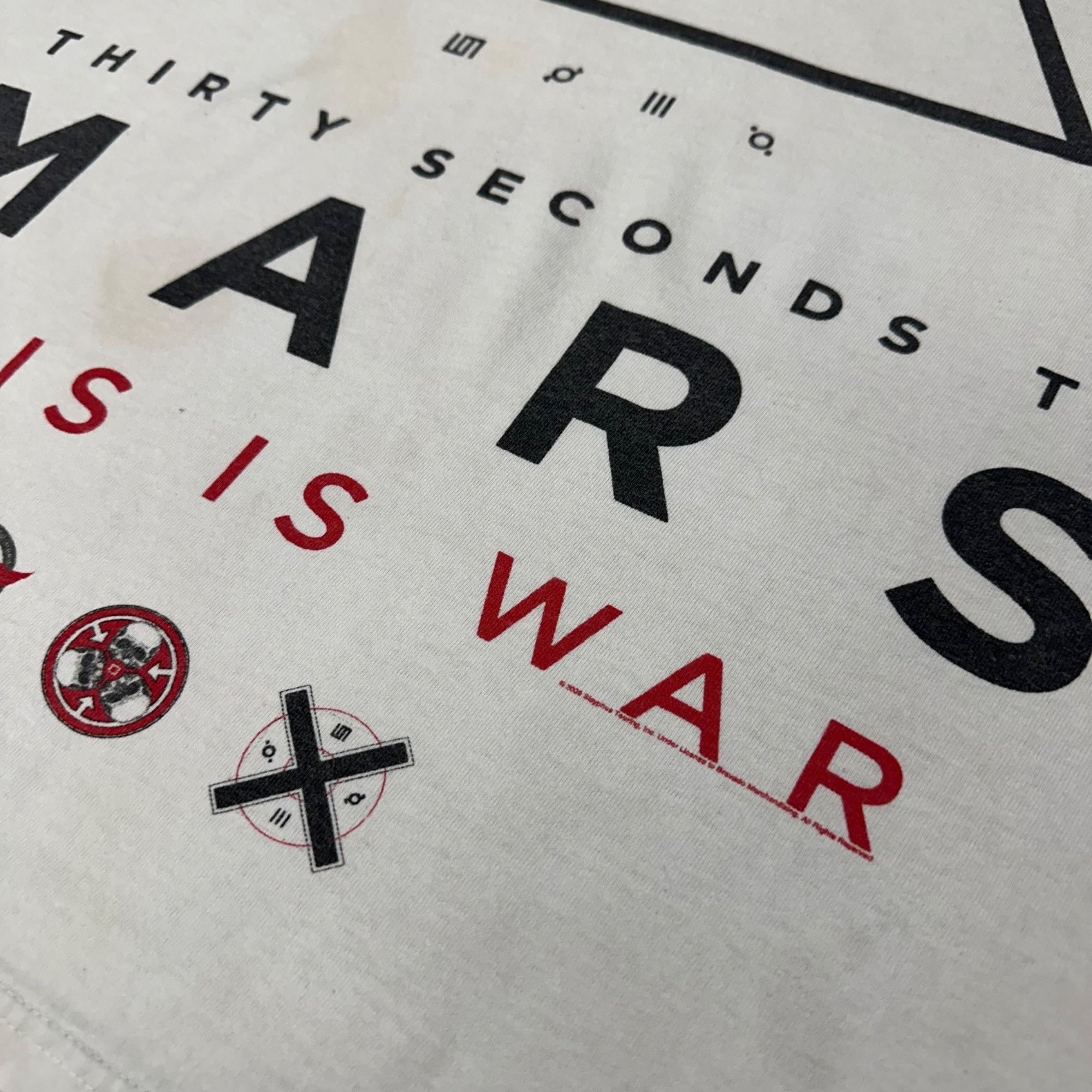 Band Tees × Vintage Vintage 2009 30 Seconds to Mars This Is War Album Promo Shir Size US L / EU 52-54 / 3 - 3 Thumbnail