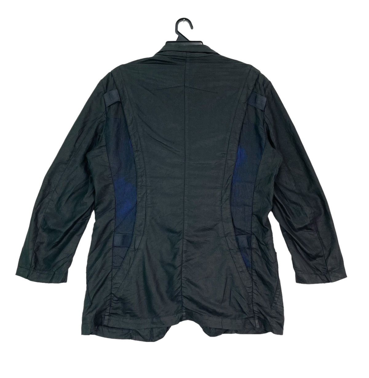 Vintage Vtg 90s E-Play boro stitch design part coated black jacket Size US XL / EU 56 / 4 - 5 Thumbnail