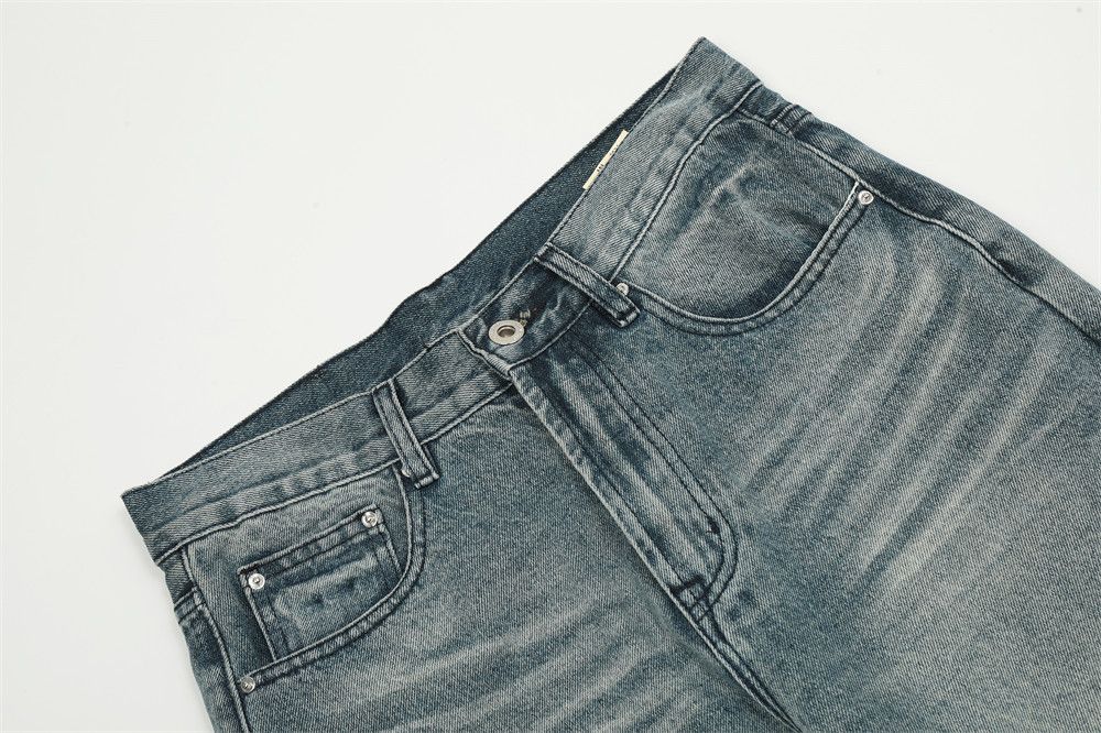 Japanese Brand × Vintage American men's washed straight loose flared jeans Size US 32 / EU 48 - 4 Thumbnail