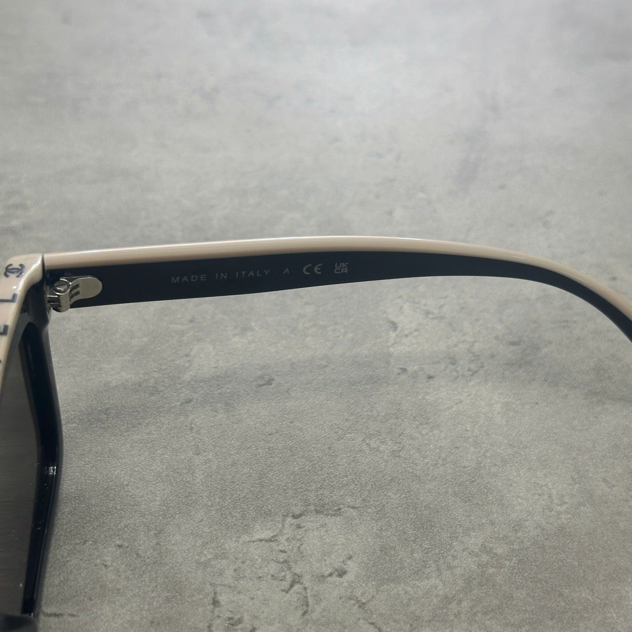 Chanel CHANEL 0CH5417 C534/3 Sunglasses BLACK/BEIGE Size ONE SIZE - 5 Thumbnail
