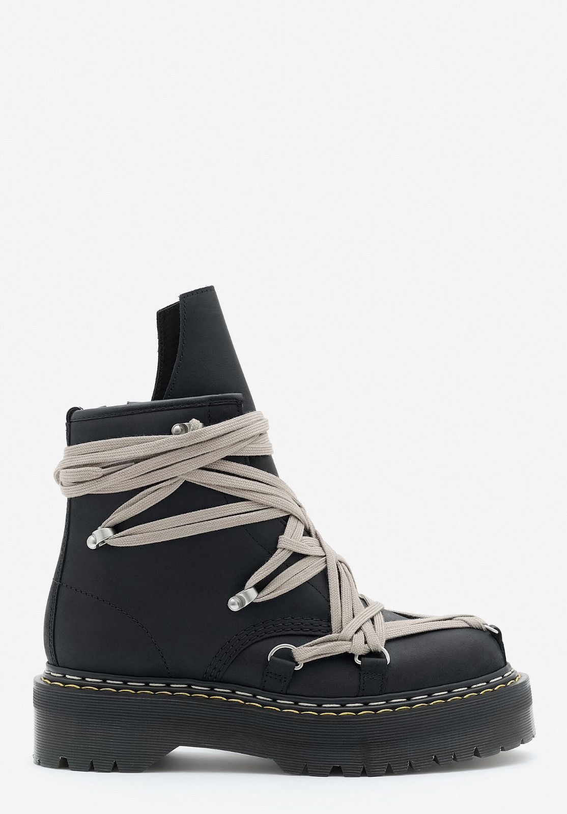 Last Rick Owens x Dr.Martens 1460 Quad Sole Megalace Boots