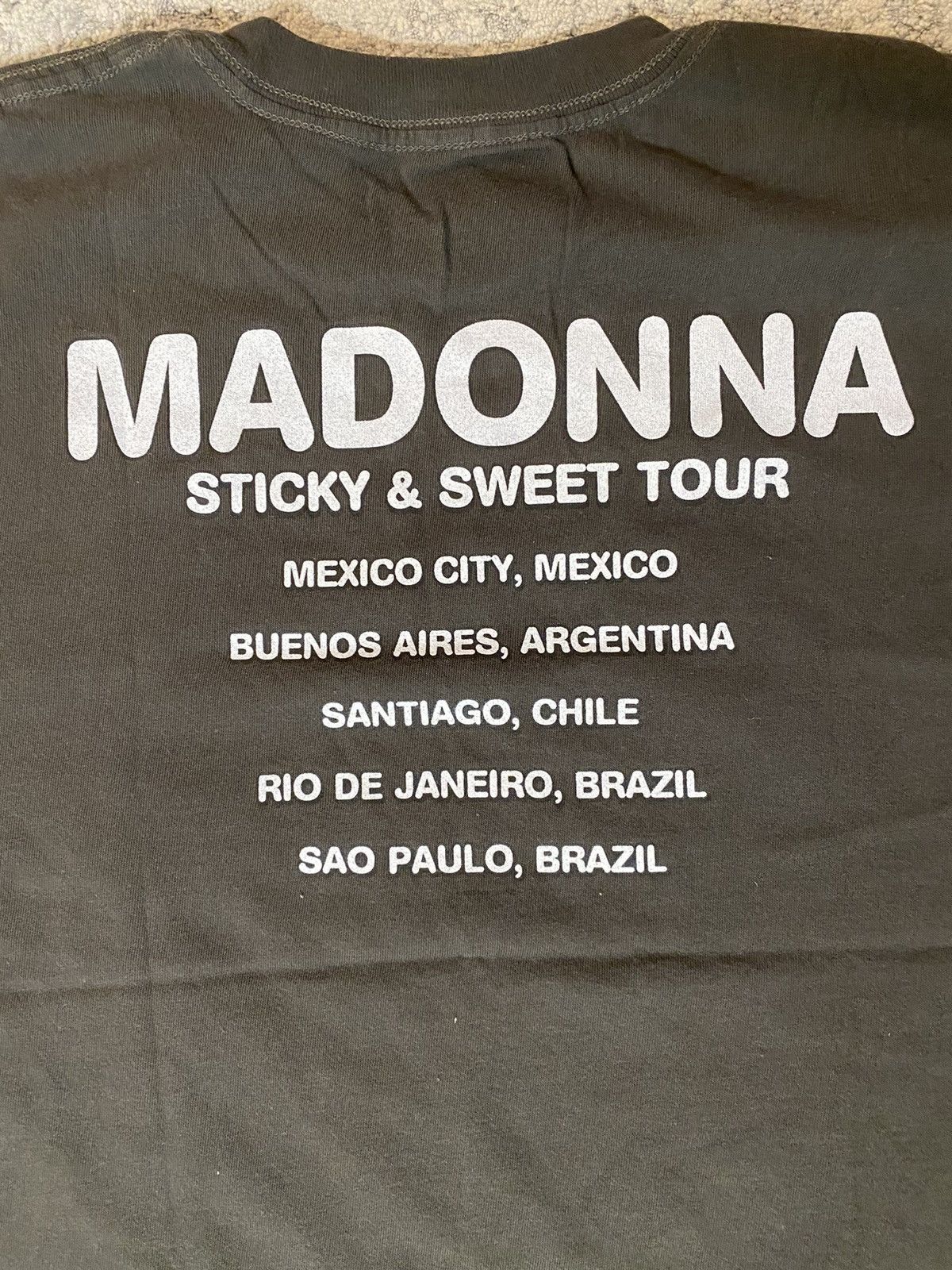 マドンナ Sticky & Sweet Tour マイアミ公演限定 Tシャツ