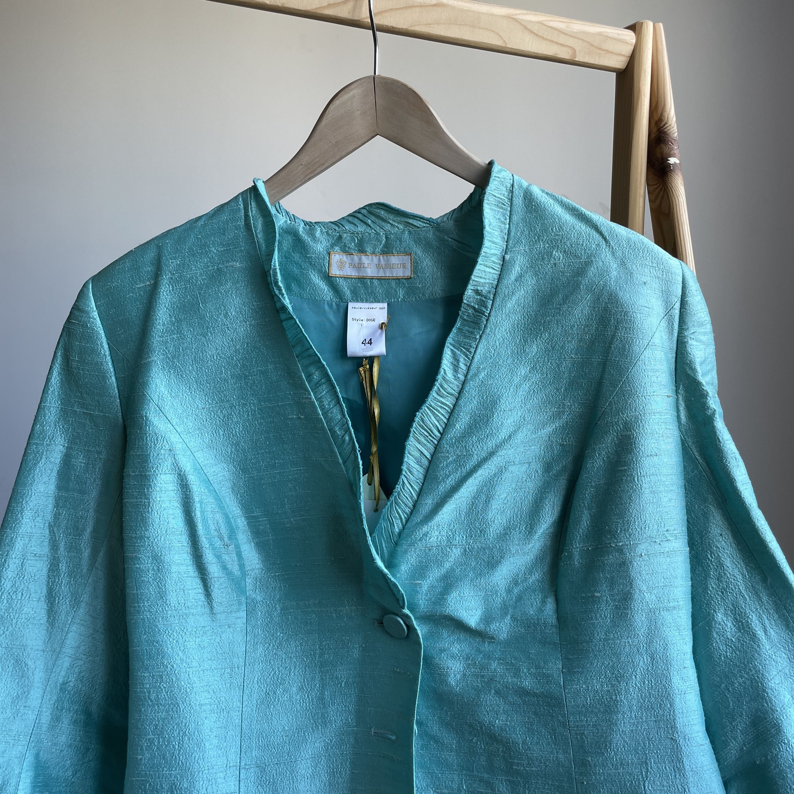 Other BNWT Paule Vasseur Doge Silk Blazer Size EUR 44 Size L / US 10 / IT 46 - 3 Thumbnail