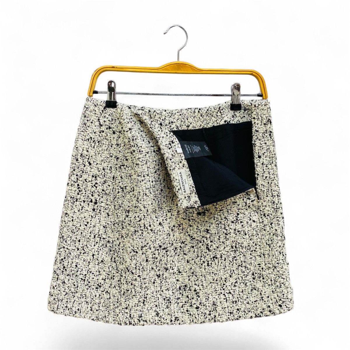 Balenciaga ARCHIVE Balenciaga 2015 Tweed Mini Skirt Alexander Wang Era Size 26" / US 2 / IT 38 - 2 Thumbnail