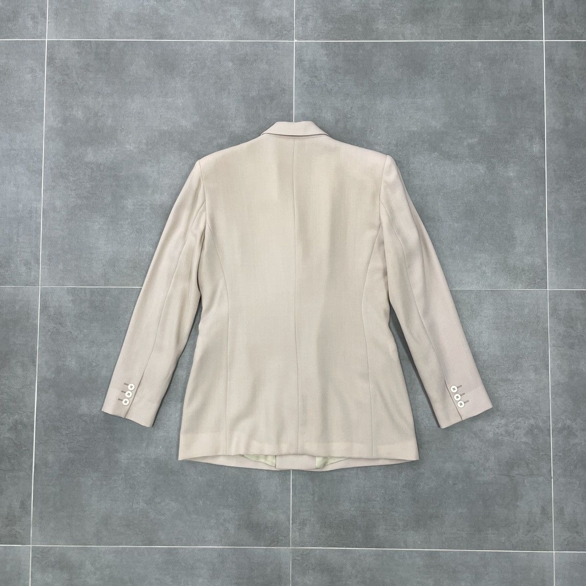 Emporio Armani × Vintage Vintage Emporio Armani Wool Blazer Size 46 Size L / US 10 / IT 46 - 19 Thumbnail
