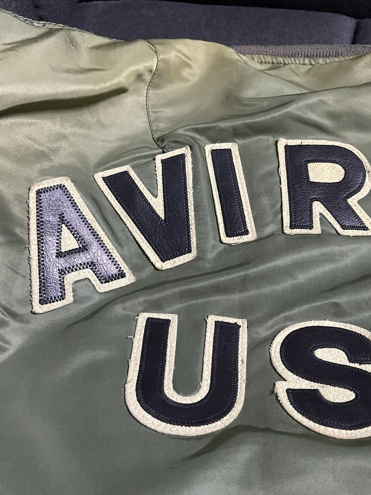 Avirex Vintage Faded Avirex USA MA-1 Bomber Jacket Size US XL / EU 56 / 4 - 6 Thumbnail