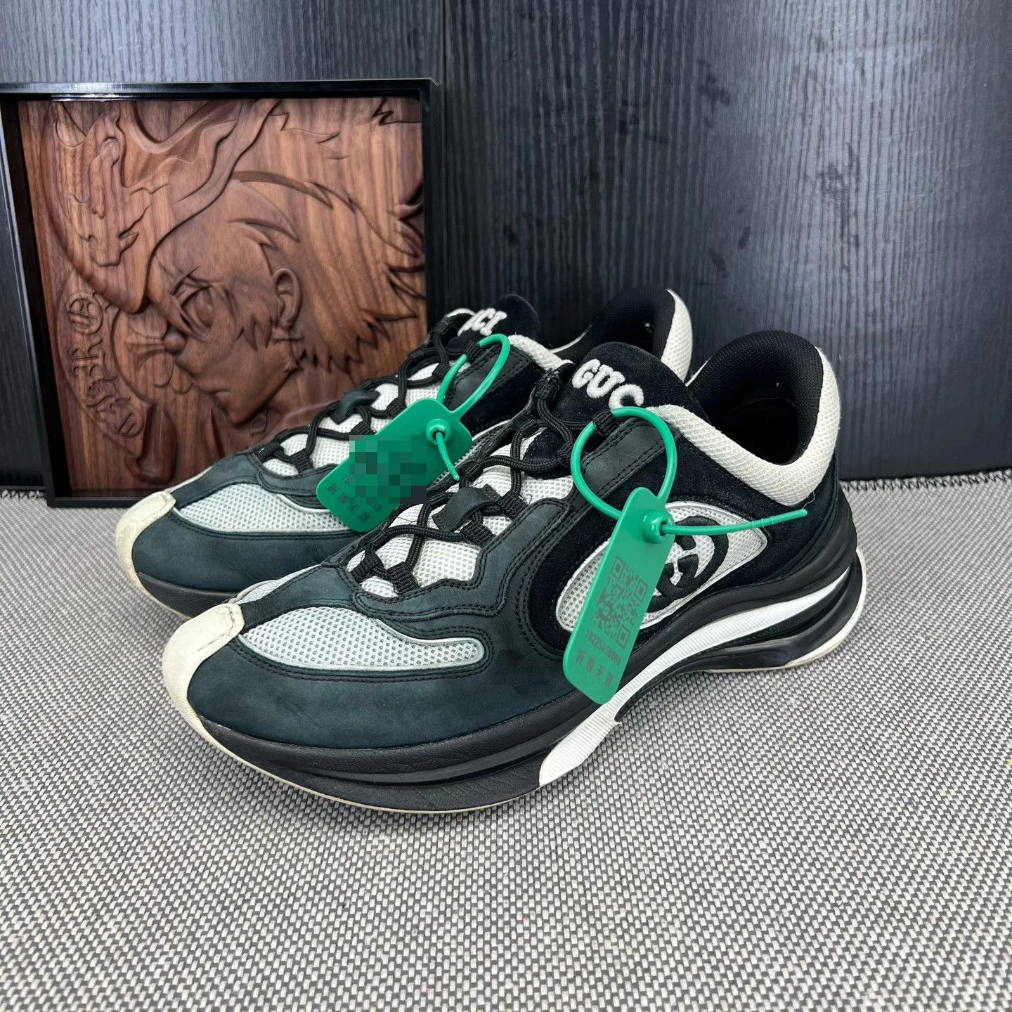 Gucci Gucci Run Black & White 41.5 Box Size US 8.5 / EU 41-42 - 1 Thumbnail