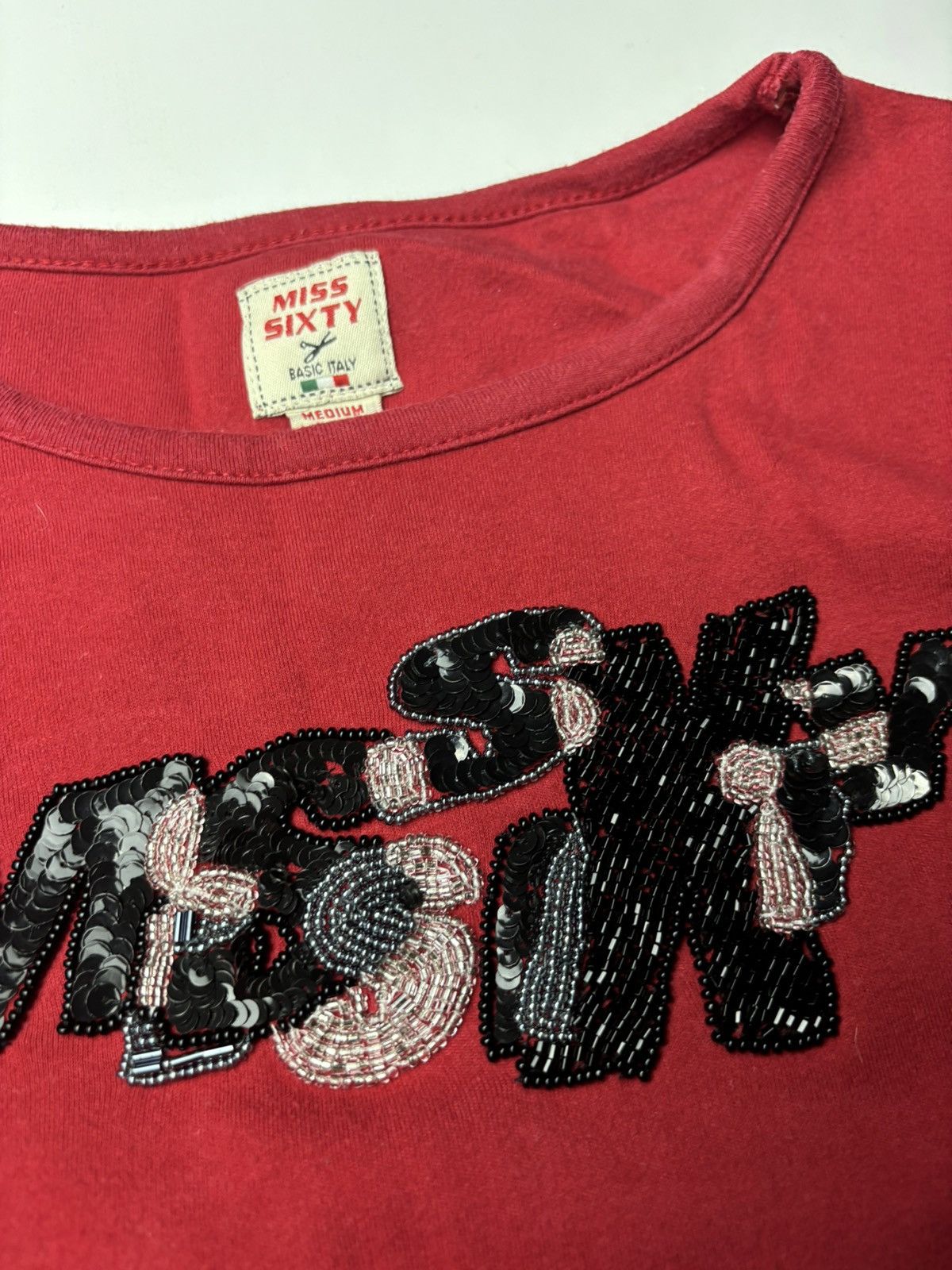 Miss Sixty × Vintage MISS SIXTY VINTAGE LONG SLEEVE TOP Size M / US 6-8 / IT 42-44 - 3 Thumbnail