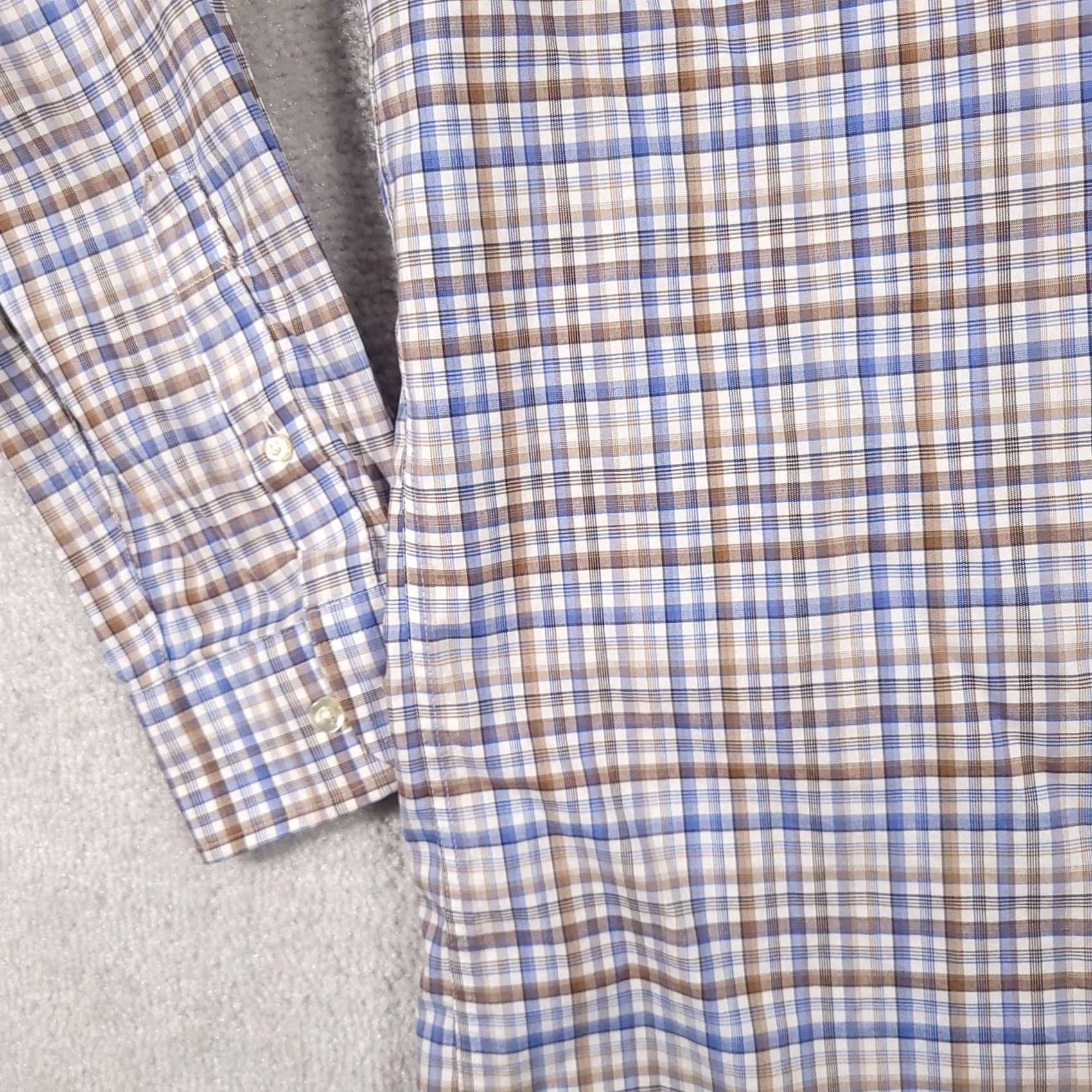 Vintage VINTAGE Forsyth of Canada Button Up Shirt Mens XLT Check Wrinkle Free 2 Ply 80's Size US XL / EU 56 / 4 - 5 Thumbnail