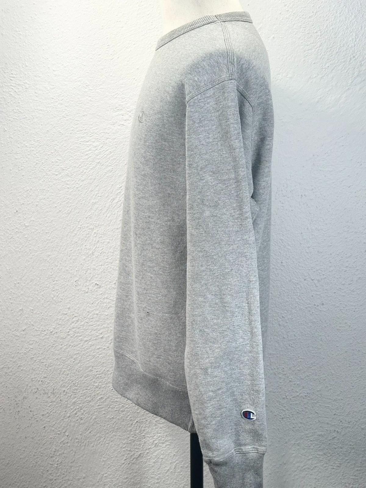 Champion Champion Men's Medium Gray Long Sleeve Logo Sweatshirt Size US M / EU 48-50 / 2 - 2 Thumbnail