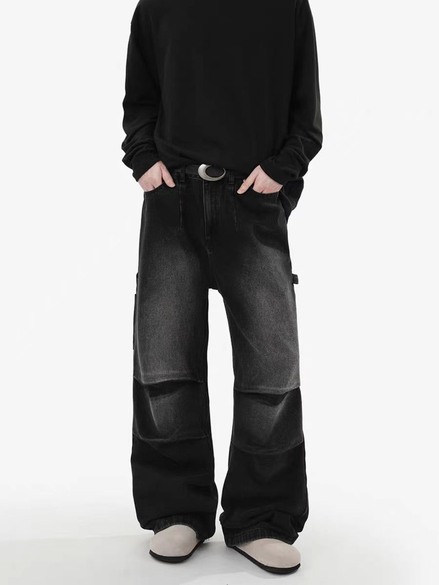 Japanese Brand × Jean Casual workwear high street baggy washed jeans Size US 34 / EU 50 - 1 Thumbnail
