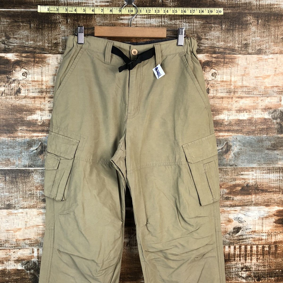 Japanese Brand Bei Pop utility tactical Cargo Multipocket Pants #A2421 Size US 28 / EU 44 - 4 Thumbnail
