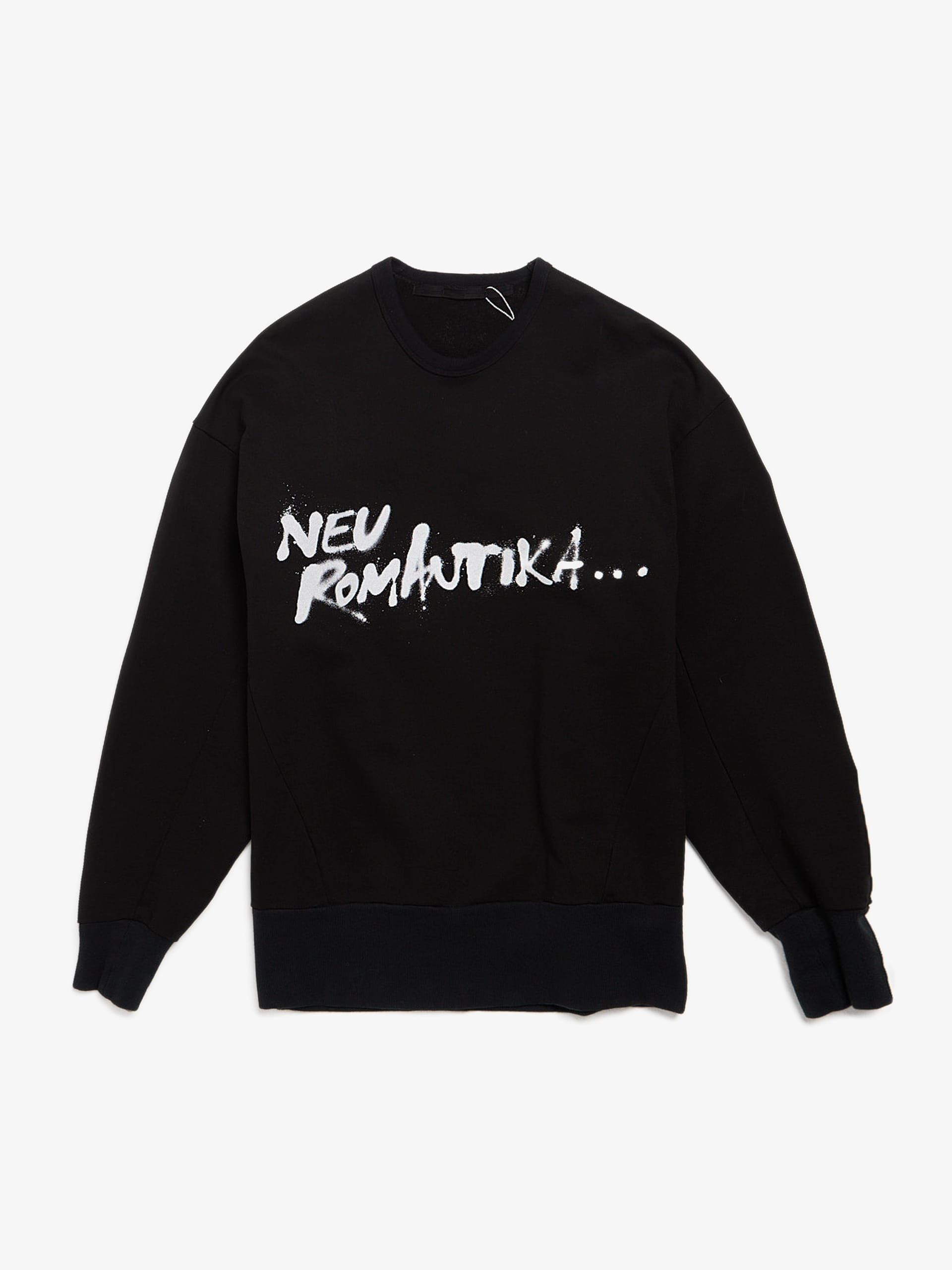 Julius Black Neu Romantika Printed Cotton Sweatshirt | Grailed