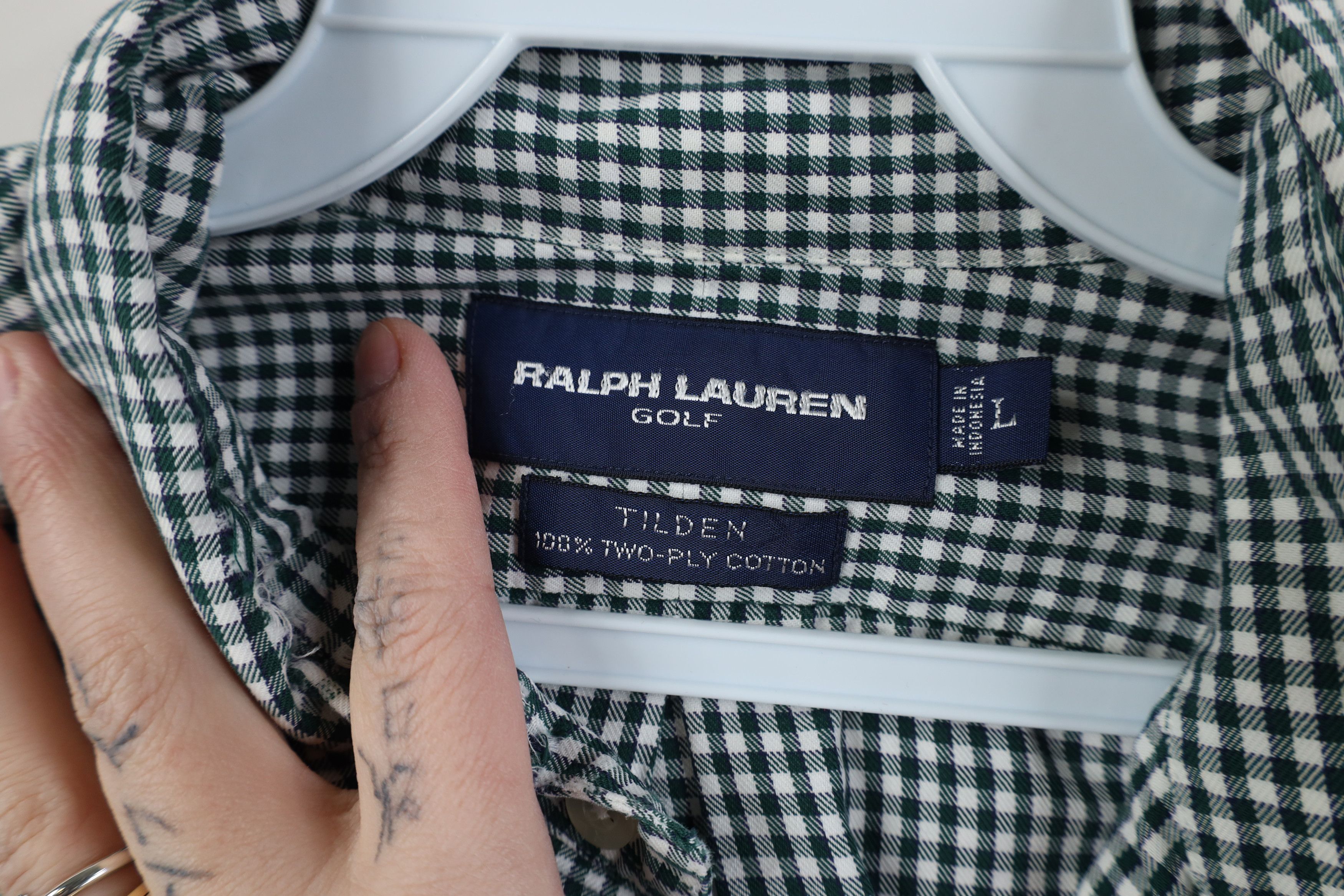 Ralph Lauren Vintage 90s Y2K Polo Golf Ralph Lauren Button Shirt Plaid Size US L / EU 52-54 / 3 - 6 Thumbnail