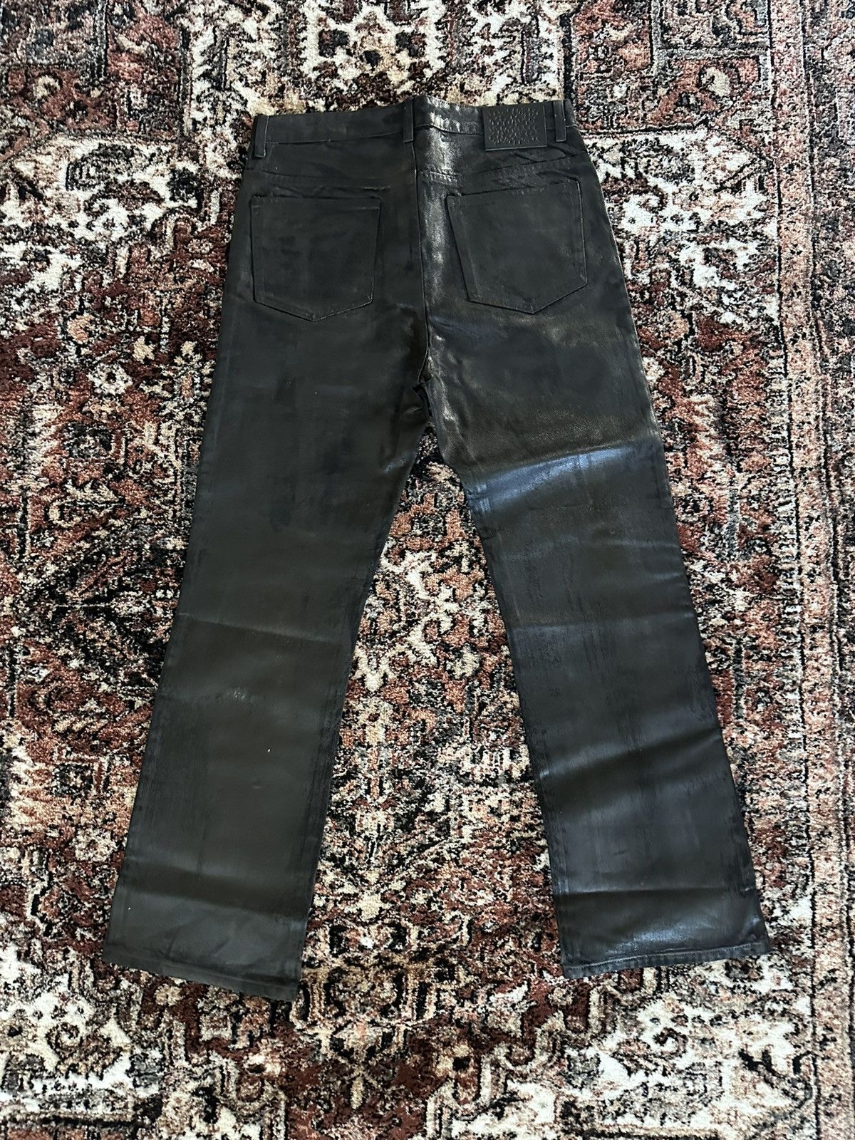 basketcase gallery Straight Leg Waxed Zombie Denim Size US 36 / EU 52 - 2 Thumbnail
