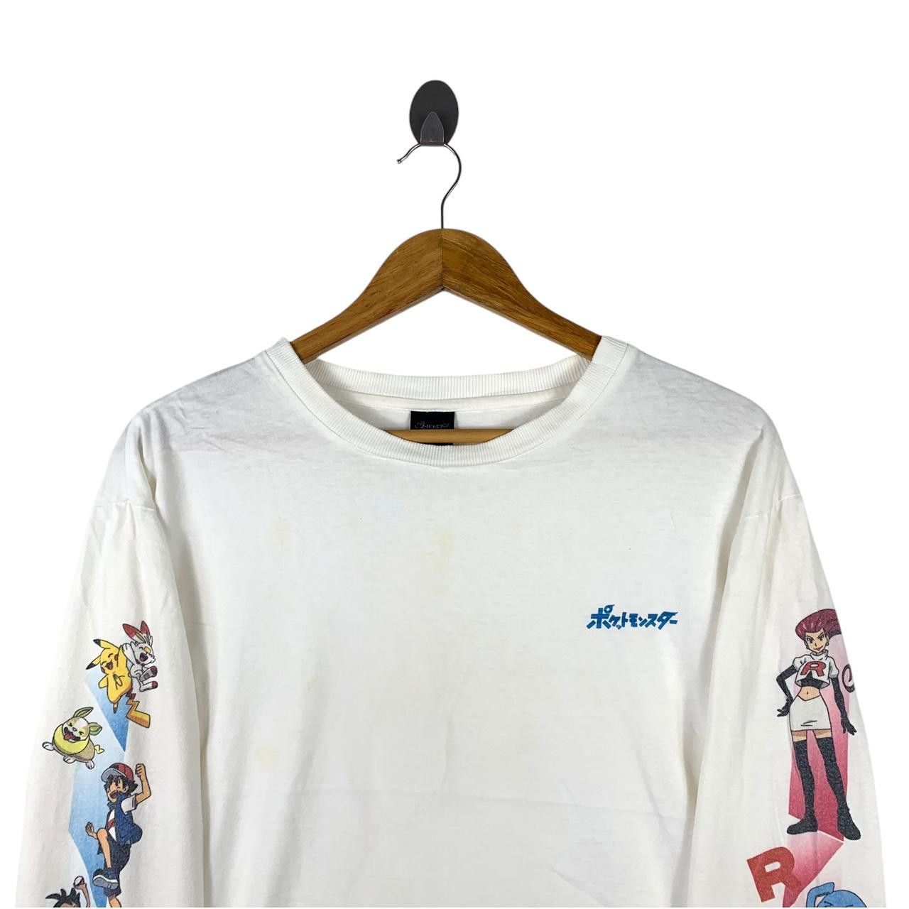 Anime NINTENDO POKEMON PIKACHU Team Rocket Game Tee Shirt Top Size L / US 10 / IT 46 - 2 Thumbnail