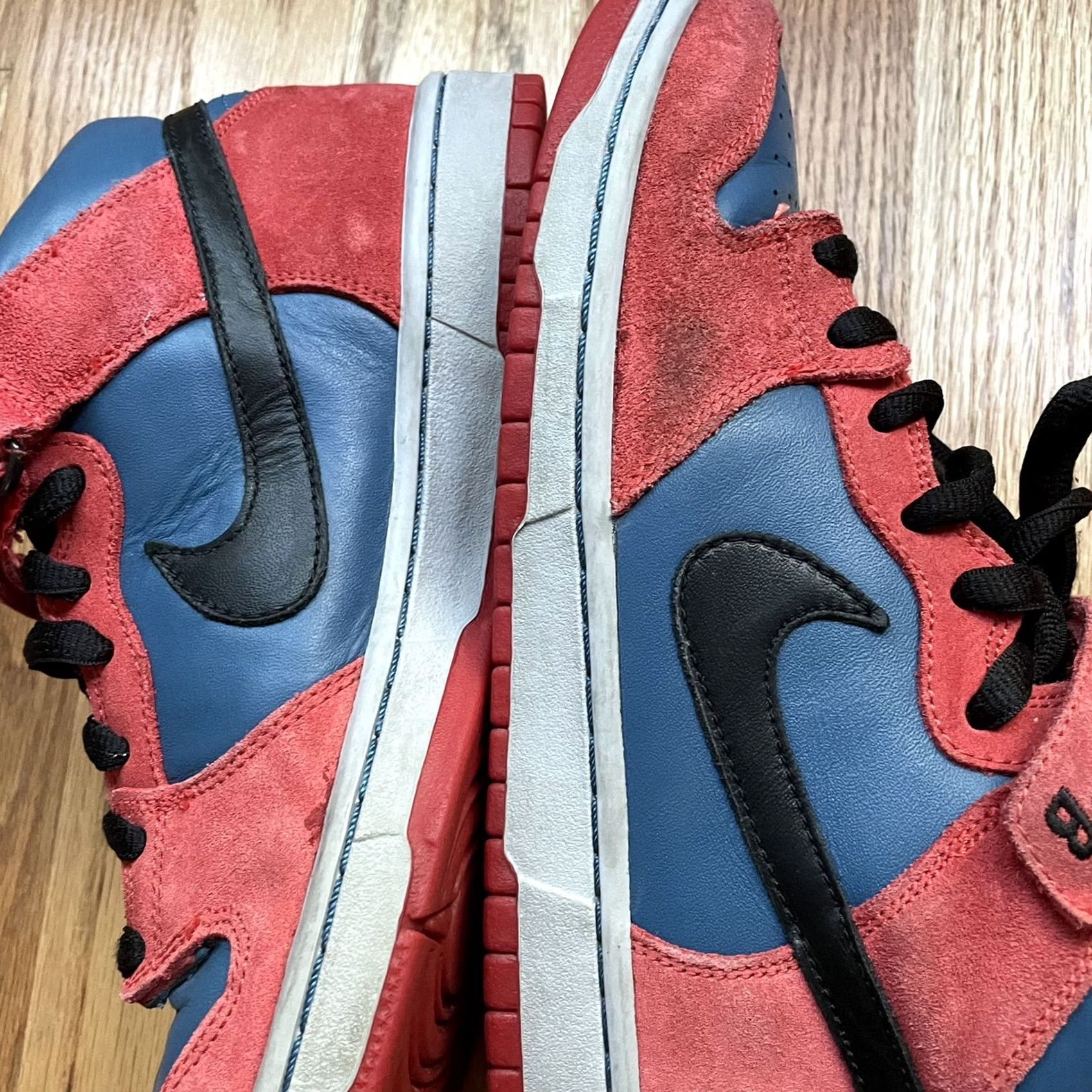 Nike Nike SB Dunk Mid Pro Men's 10 Spider Man Marina Black Blue 2008 314383-401 Size US 10 / EU 43 - 7 Thumbnail