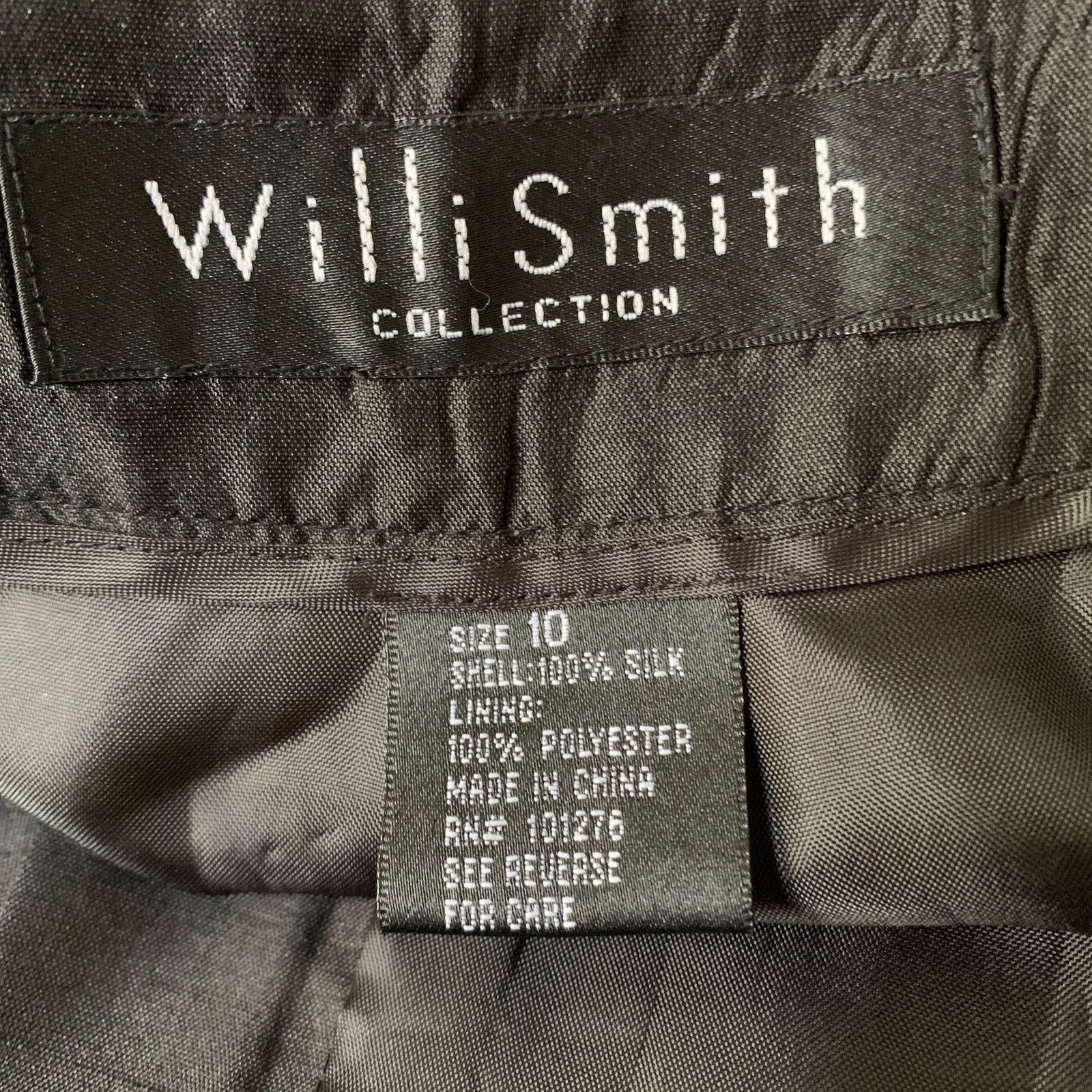 Willi Smith Willi Smith Silk Dress Pants Hi-Rise Black Lining women's 10 Size 32" / US 10 / IT 46 - 6 Thumbnail