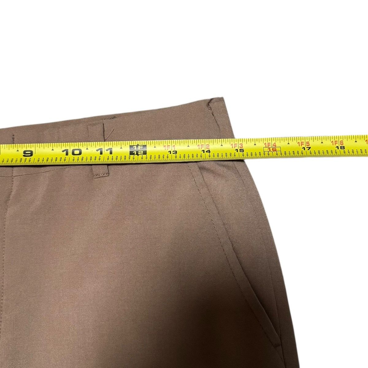 Vintage Vintage 60s 70s Talon Zipper Pleated Khaki/Tan Pants Size US 29 - 5 Thumbnail