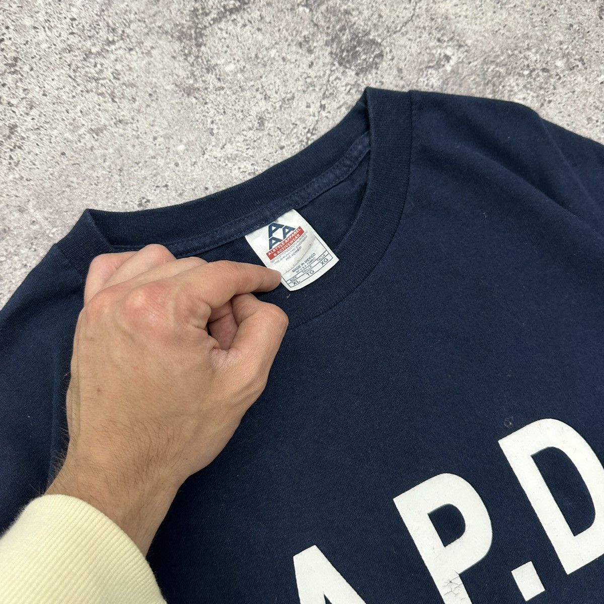 Vintage Vintage 00s LAPD Los Angeles Police Department AAA tee y2k Size US XL / EU 56 / 4 - 6 Thumbnail