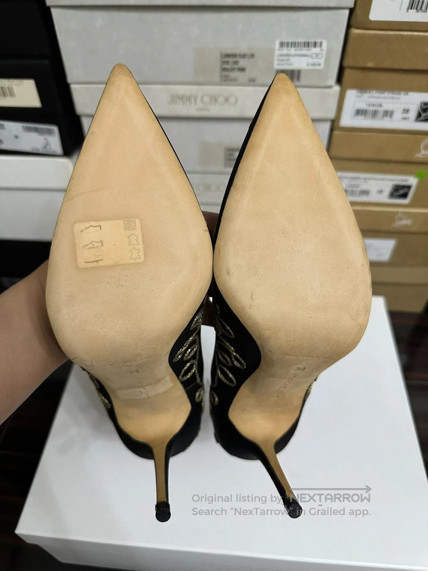 Manolo Blahnik Manolo Blahnik Pointed-Toe High Heels. Size US 7 / IT 37 - 7 Thumbnail