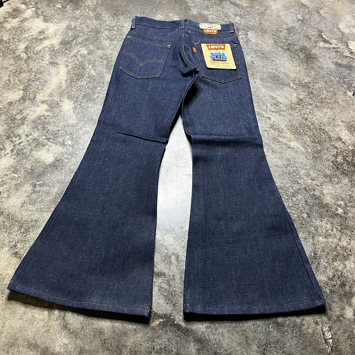 vintage levi’s orange tab dura plus flare denim jeans