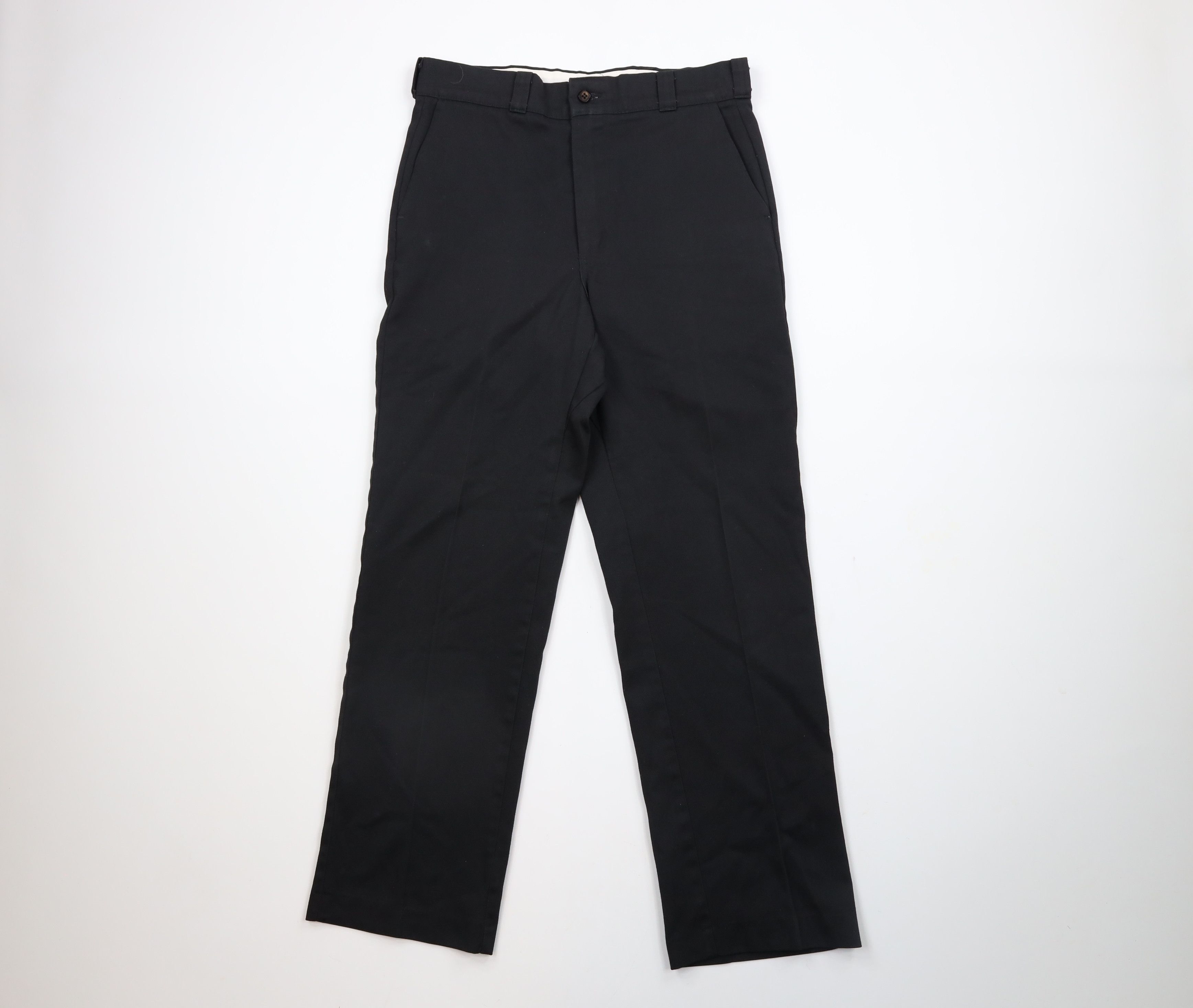 Vintage Vintage 70s Streetwear Wide Leg Mechanic Pants Black USA Size US 32 / EU 48 - 1 Thumbnail
