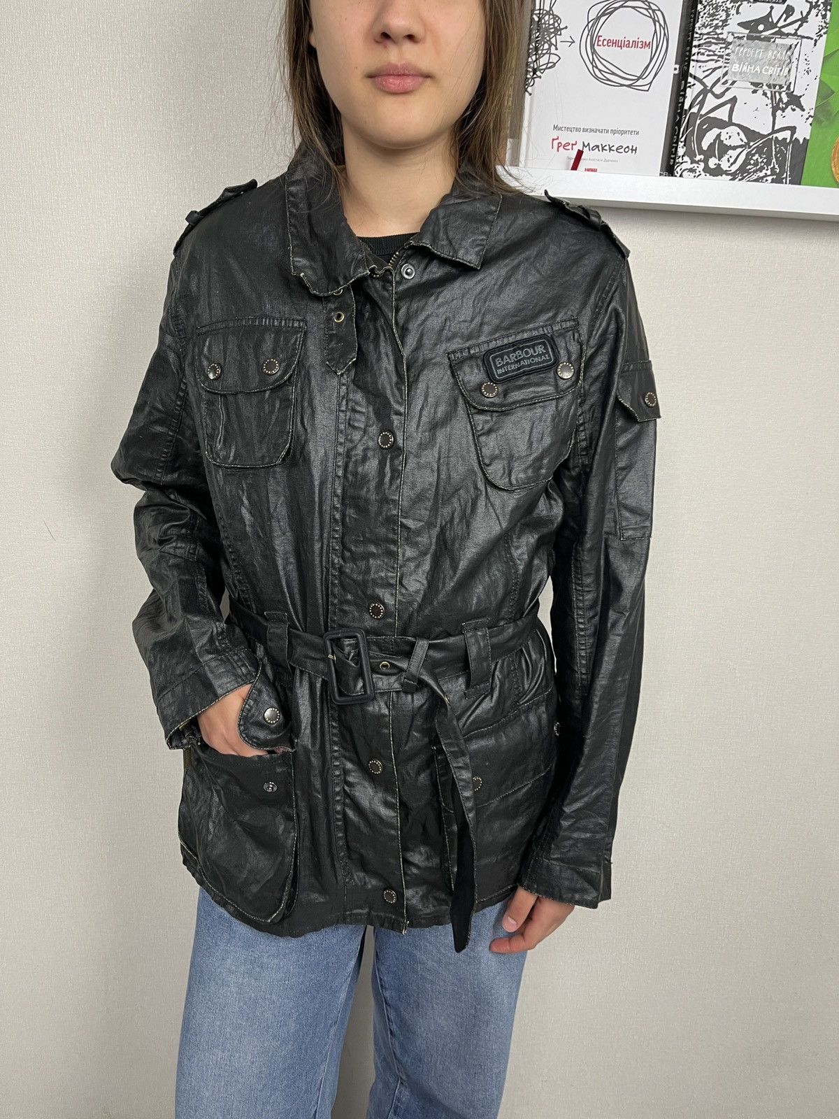 Barbour Vintage Barbour International Duralinen Women’s Jacket Rare Size XL / US 12-14 / IT 48-50 - 1 Thumbnail