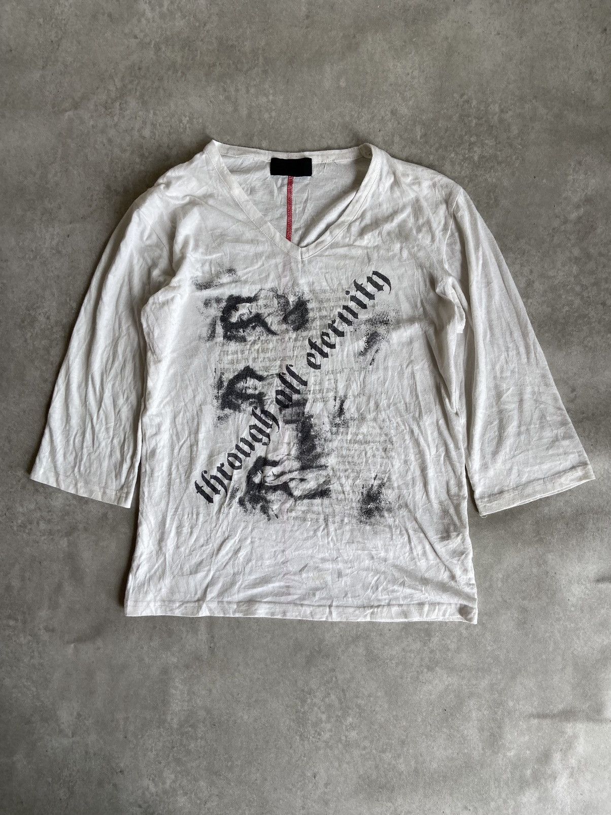 If Six Was Nine × Japanese Brand × Vintage Atelier Sab Men ASM Japan Longsleeve Poem Size US M / EU 48-50 / 2 - 1 Thumbnail