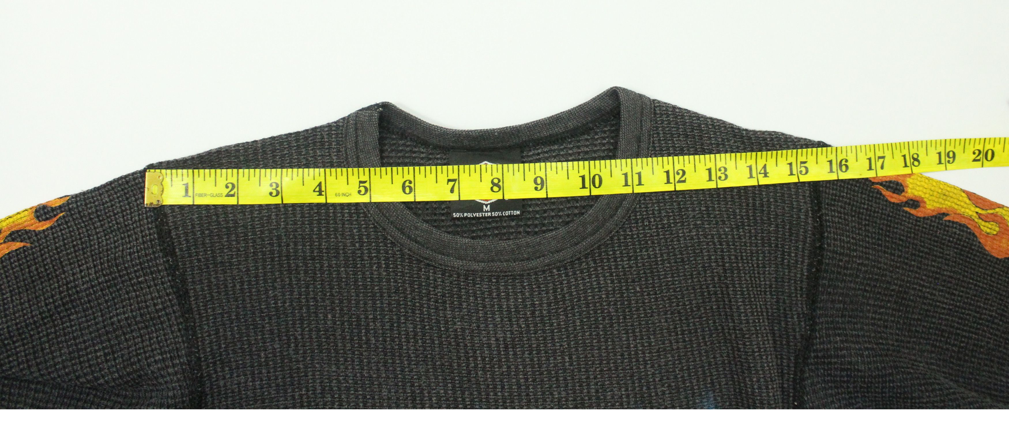 Harley Davidson Vintage HARLEY DAVIDSON Shirt HOLOUBEK Flame Thermal Bodyfit Size US M / EU 48-50 / 2 - 18 Thumbnail
