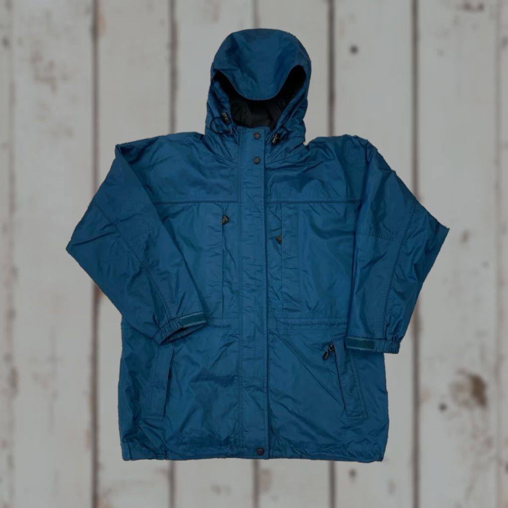 Eddie Bauer VINTAGE Eddie Bauer Gore Tex Jacket Womens M Teal Hood Adjustable Zip Rain Windbreaker Green 90s Womens Size M / US 6-8 / IT 42-44 - 1 Thumbnail