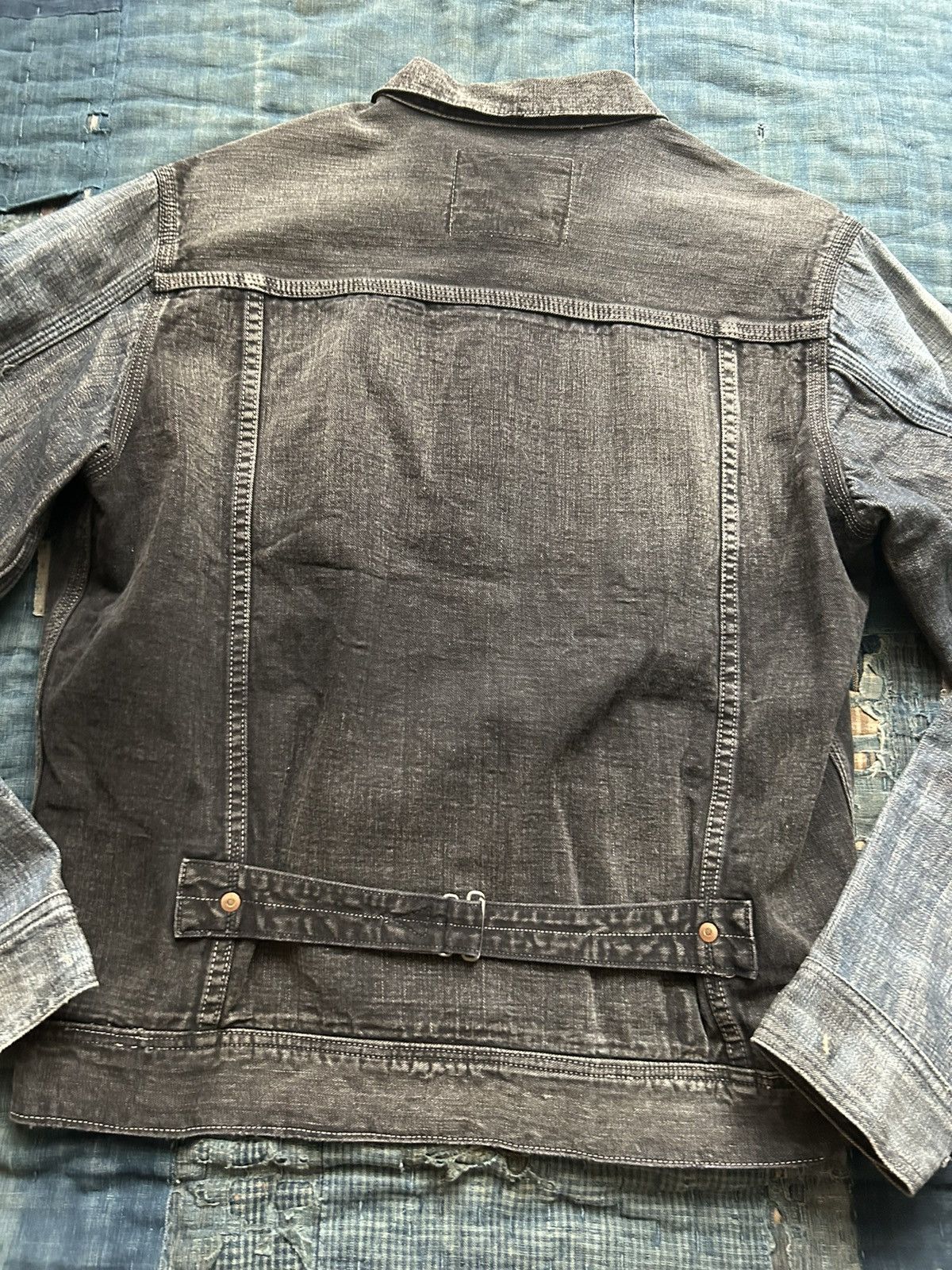 Kapital × Kapital Kountry Kapital black and indigo denim 1st jacket Size US S / EU 44-46 / 1 - 7 Thumbnail