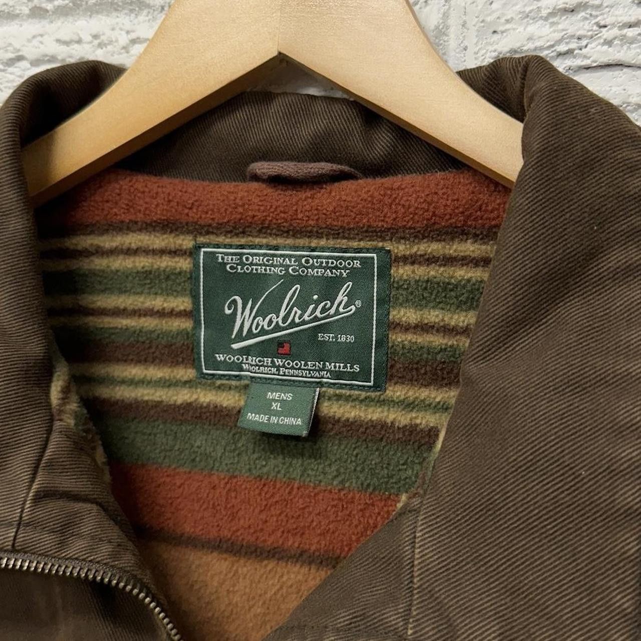 Woolrich Woolen Mills Woolrich Dorrington Brown Canvas Shell Fleece Blanket Lined Size US XL / EU 56 / 4 - 5 Thumbnail