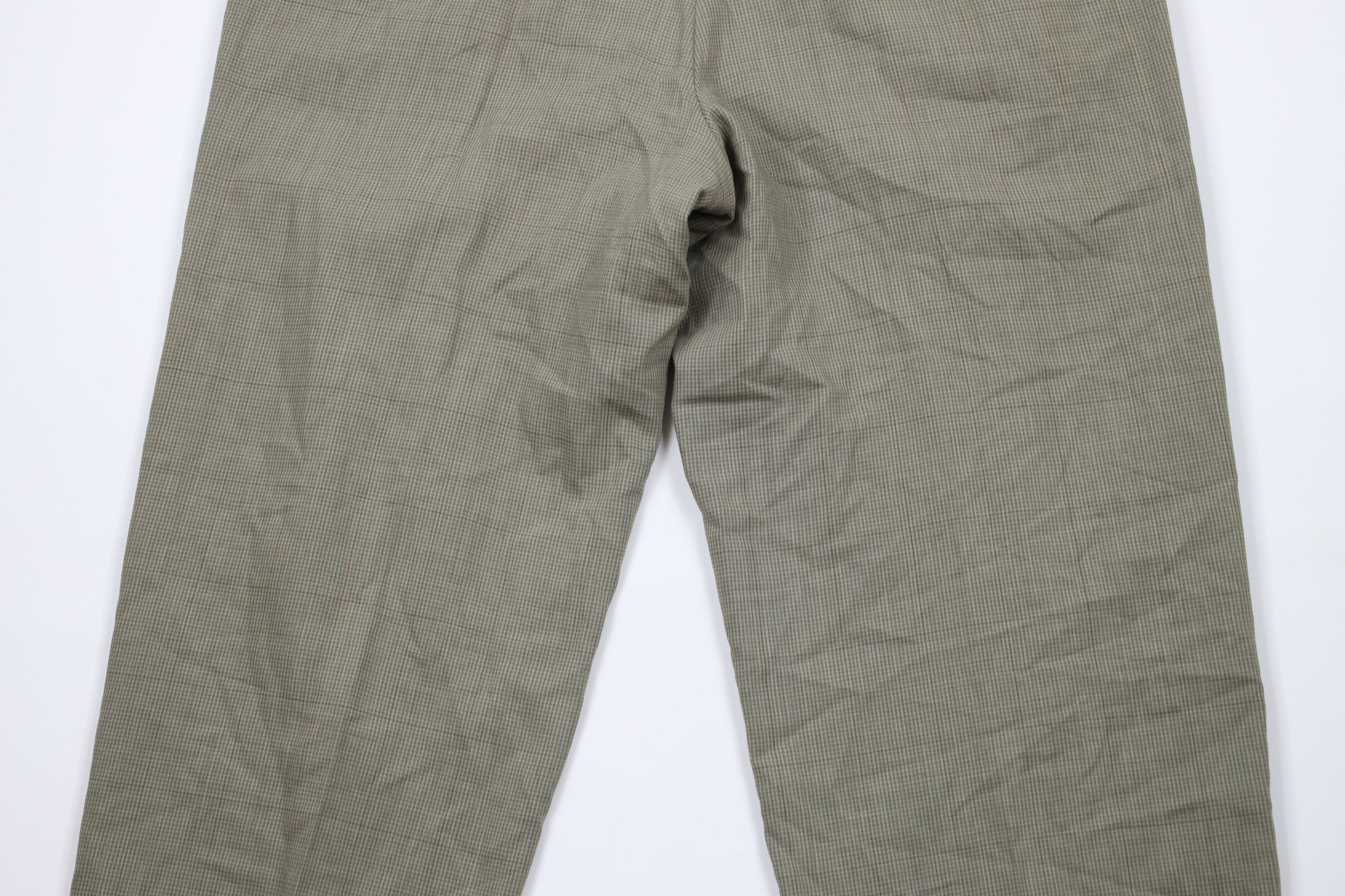 Christian Dior Monsieur × Vintage Vintage 90s Christian Dior Wide Leg Chino Pants Houndstooth Size US 36 / EU 52 - 9 Thumbnail