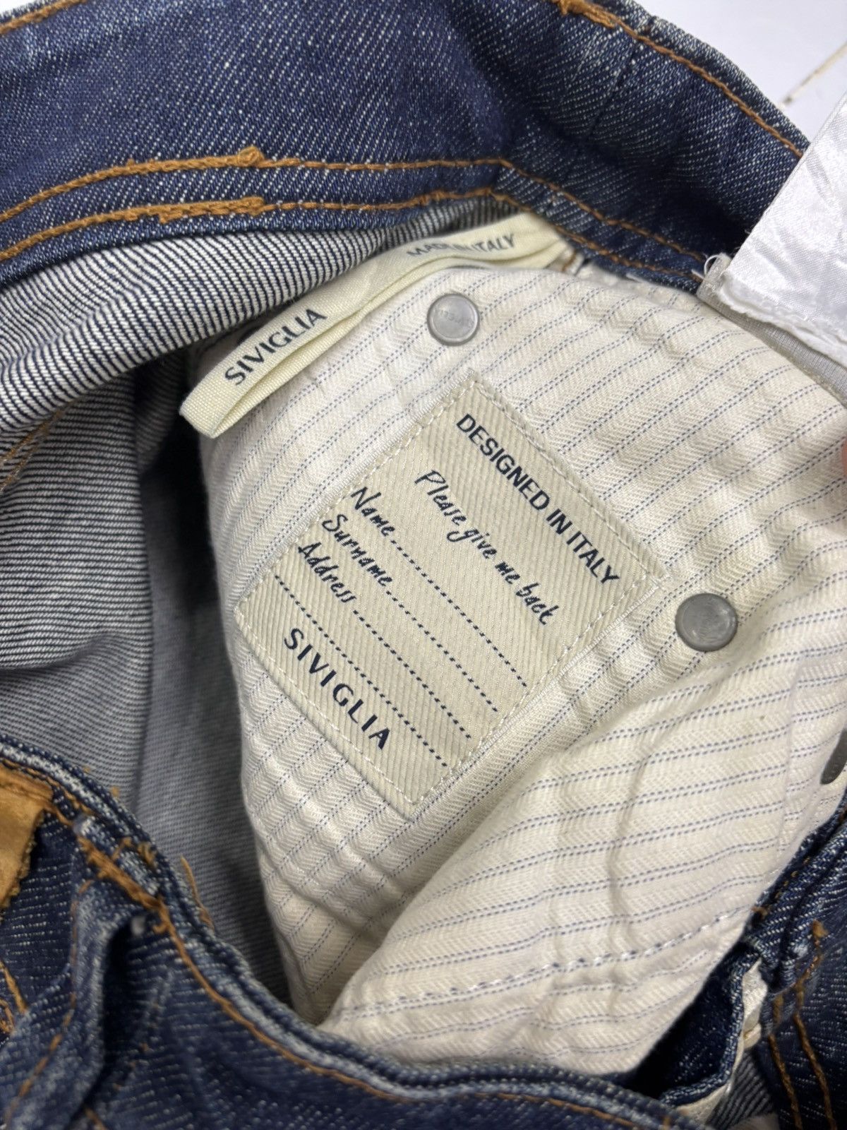 Siviglia 🔥SIVIGLIA MADE IN ITALY DISTRESSED DENIM JEANS Size US 28 / EU 44 - 12 Thumbnail