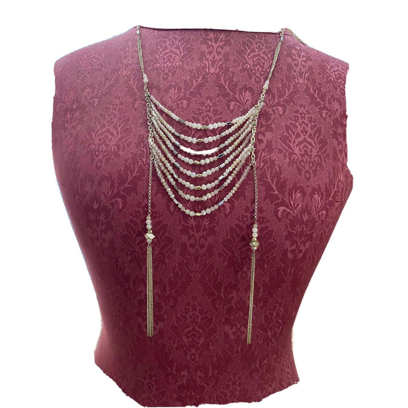 Anthropologie Anthropologie "Nakamol" layered fringe necklace Size ONE SIZE - 1 Thumbnail