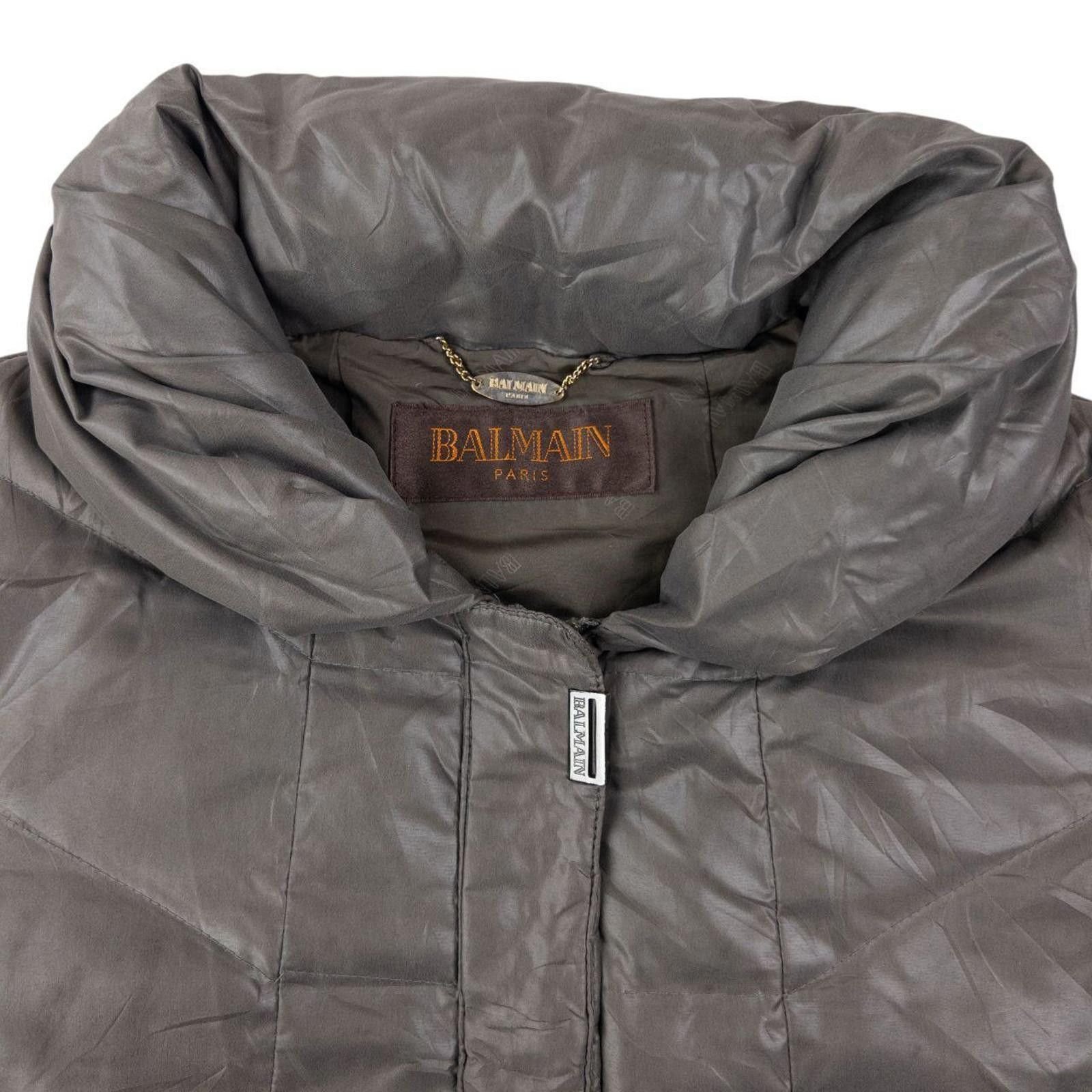 Balmain Vintage 90s Balmain Zip Up Padded Rain Jacket Size M Size US M / EU 48-50 / 2 - 3 Thumbnail