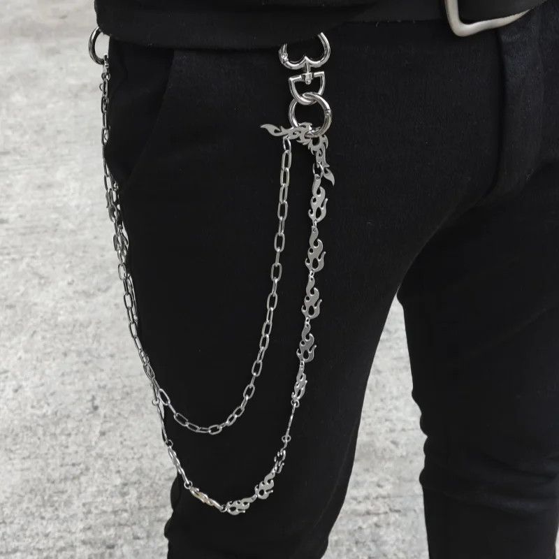 Japanese Brand × Jewelry Flaming Angel Wings Punk Pants Chain Size ONE SIZE - 1 Thumbnail