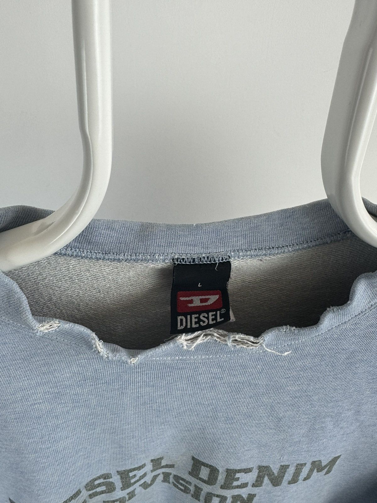 Diesel Vintage Diesel Denim Division Faded Sweatshirt Size US L / EU 52-54 / 3 - 3 Thumbnail