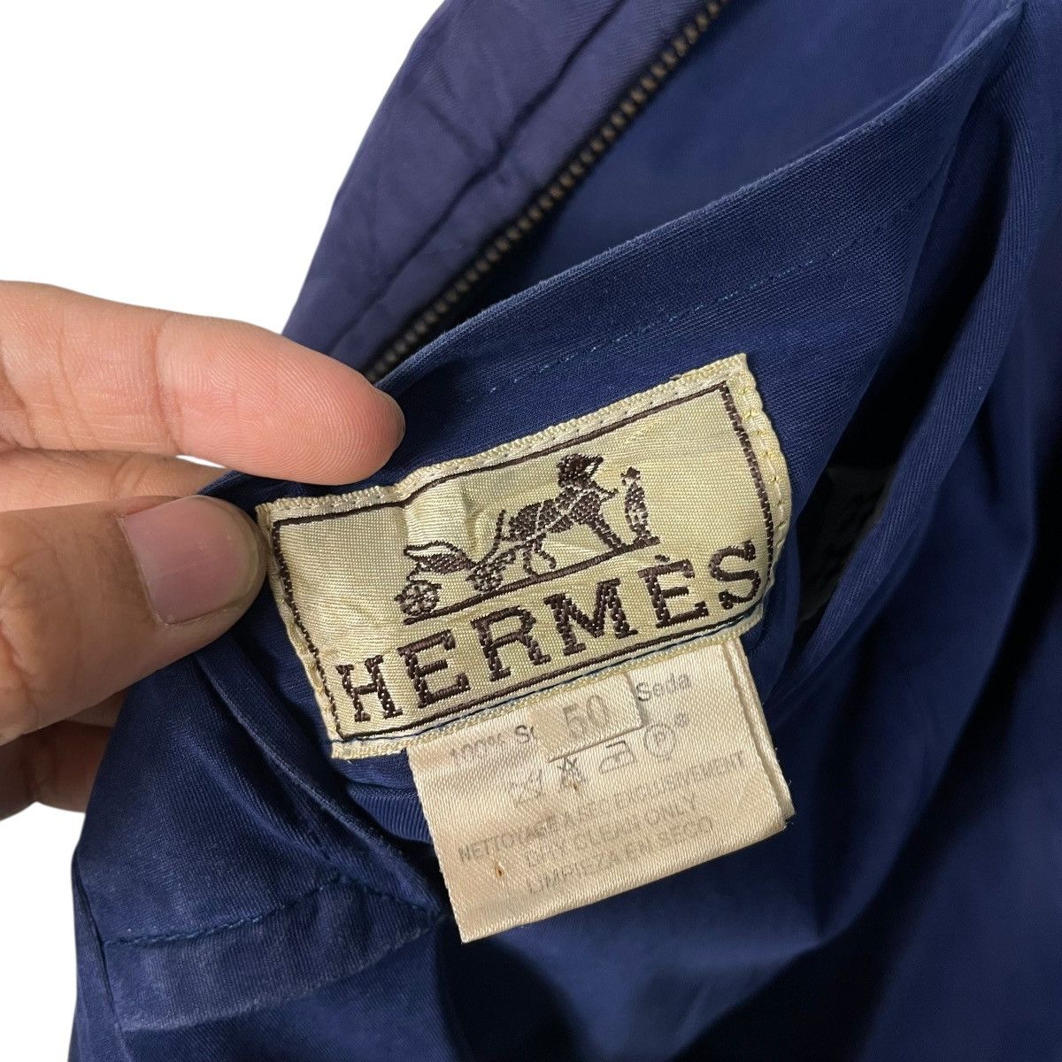 Hermes Vintage Hermes Automobile Blouson Reversible Bomber Jacket Size US M / EU 48-50 / 2 - 19 Thumbnail